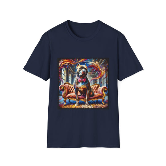 American Pit Bull Terrier Beautiful Classic design dog lover unisex t-shirt in navy