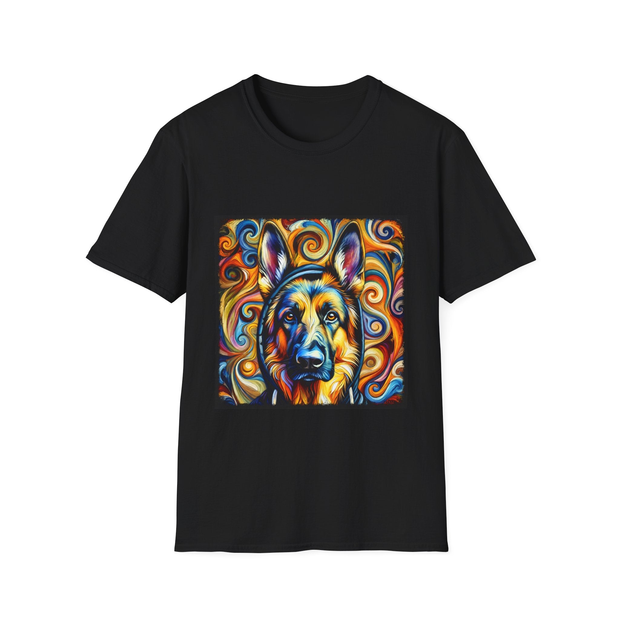 German Shepherd Shirt | Relaxed Swirl Dog Lover Tee