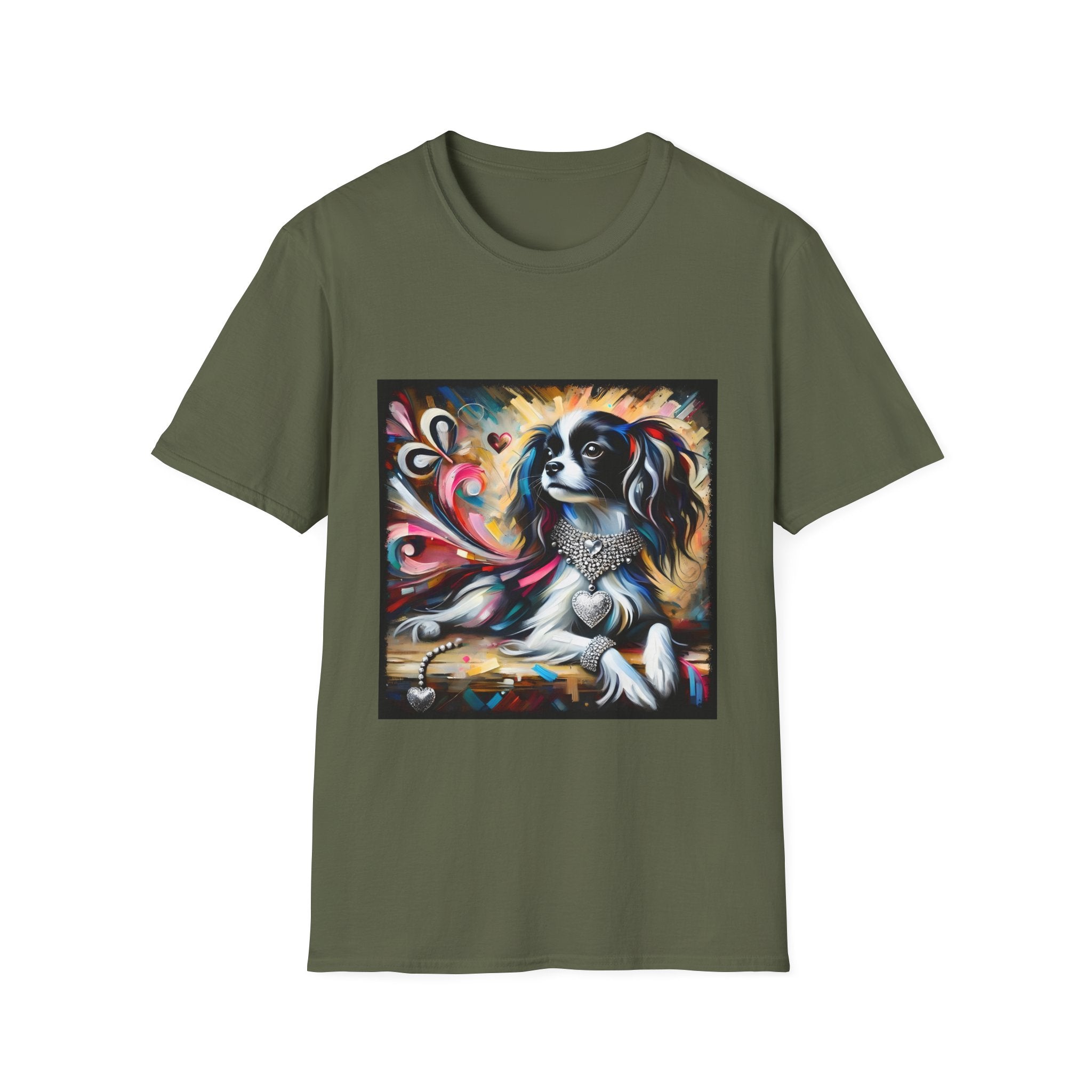 Cavalier King Charles Spaniel Diamond Heart Classic | Unisex Dog T-Shirt