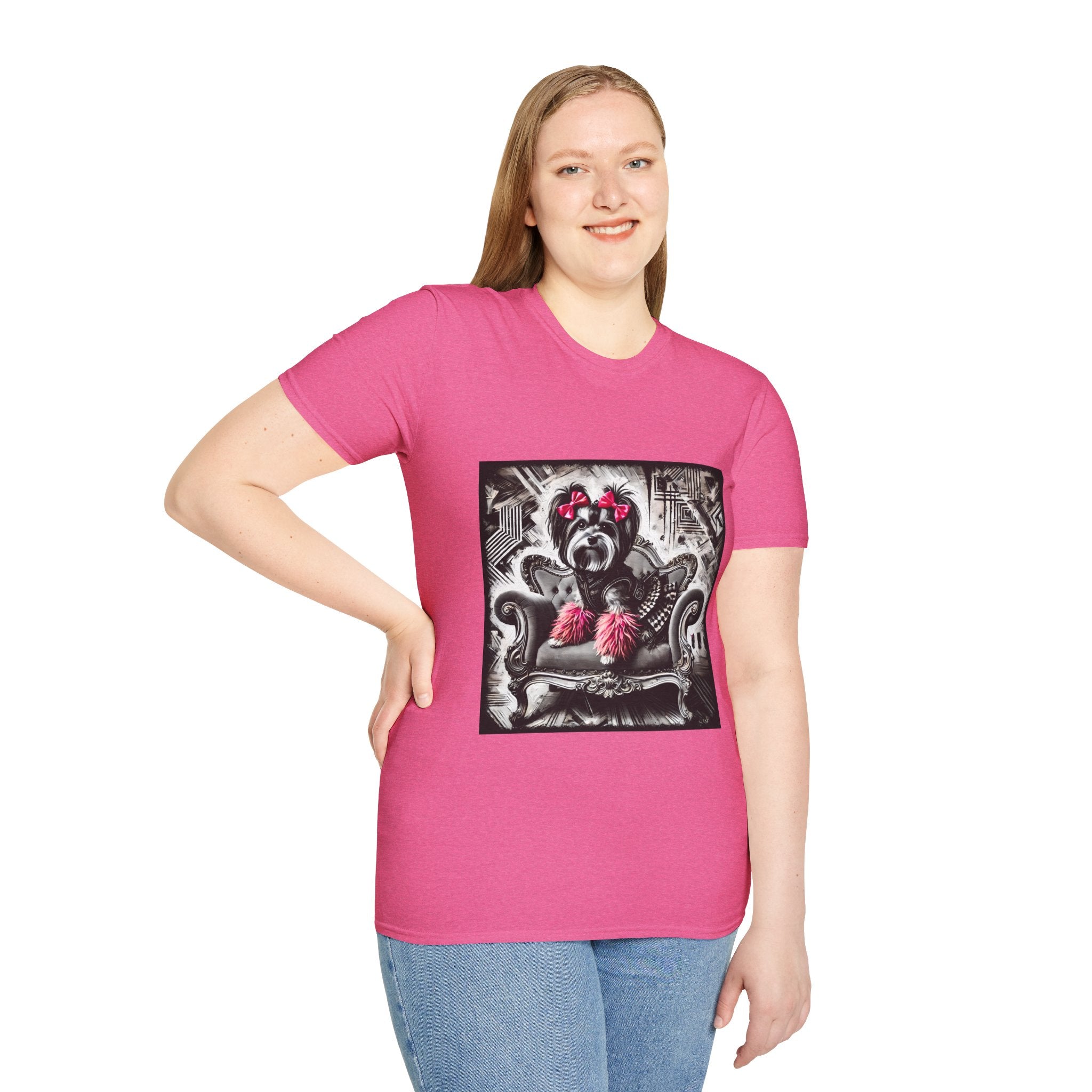 Havanese B&W Cutie |  Unisex Dog T-Shirt