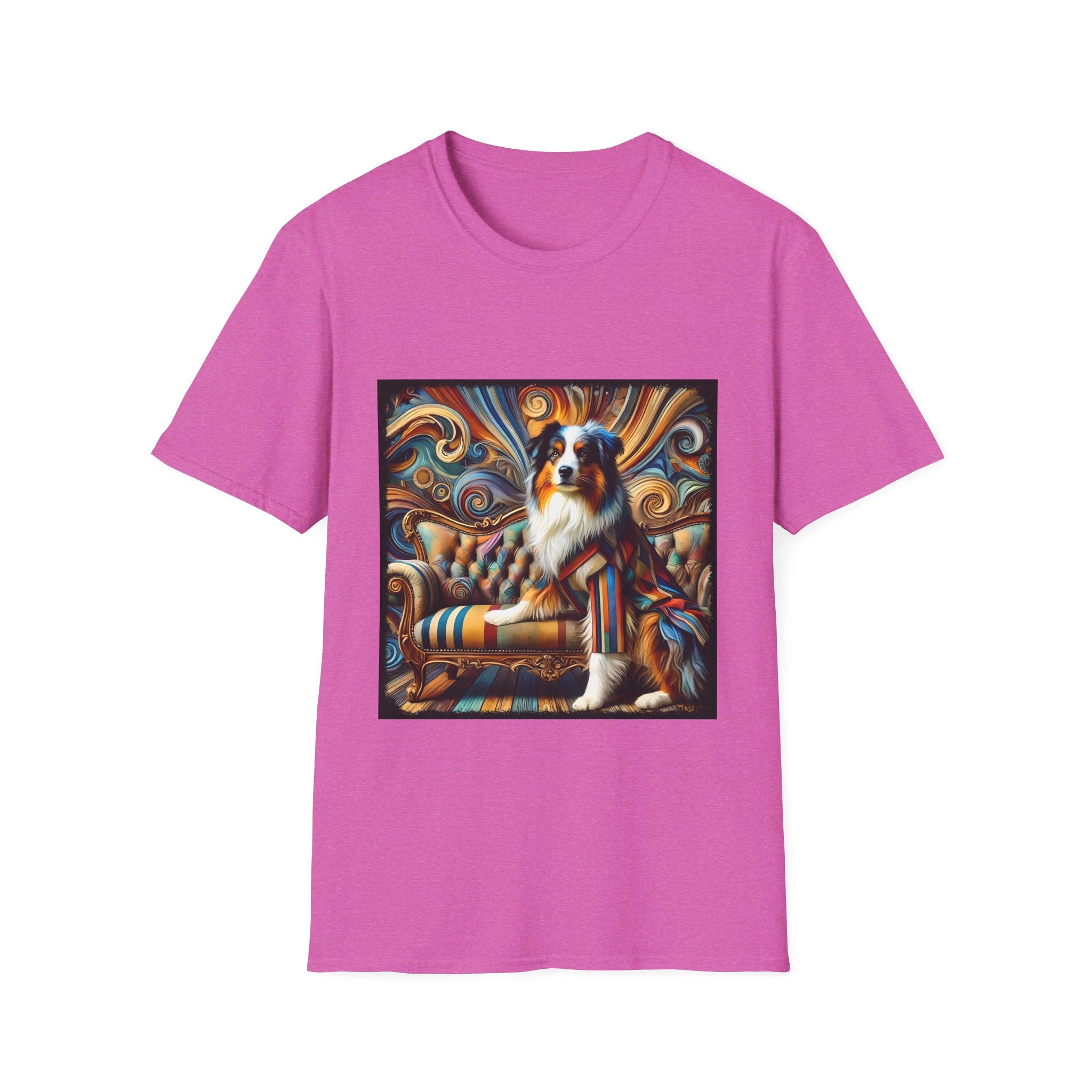 Australian Shepherd Warm Swirl | Unisex Dog T-Shirt