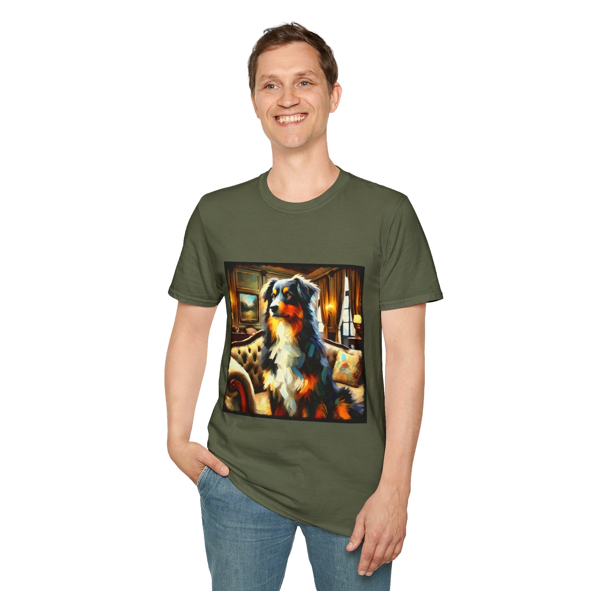 Australian Shepherd Elegant Classic | Unisex Dog T-Shirt