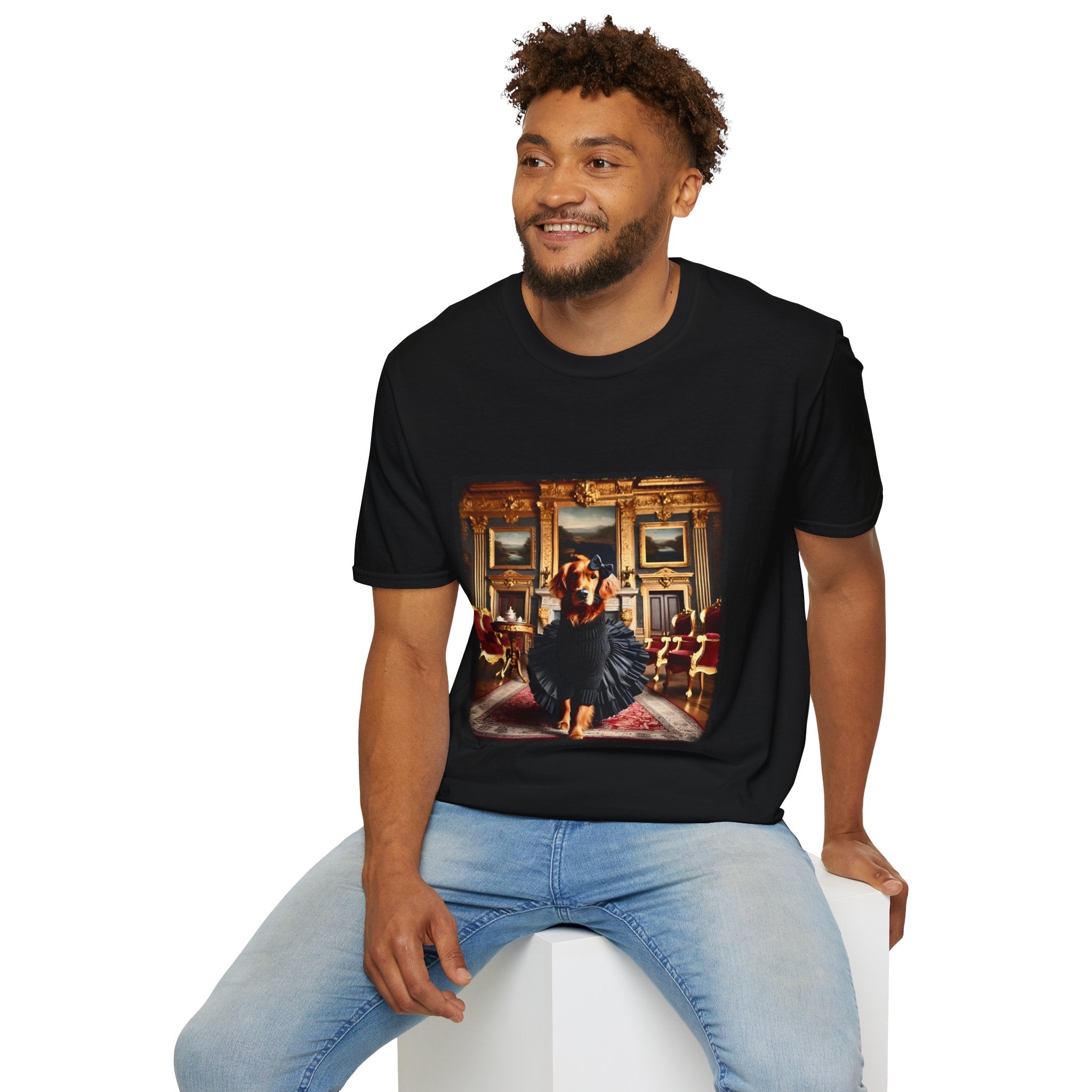 Golden Retriever Golden Runway design dog lover unisex t-shirt