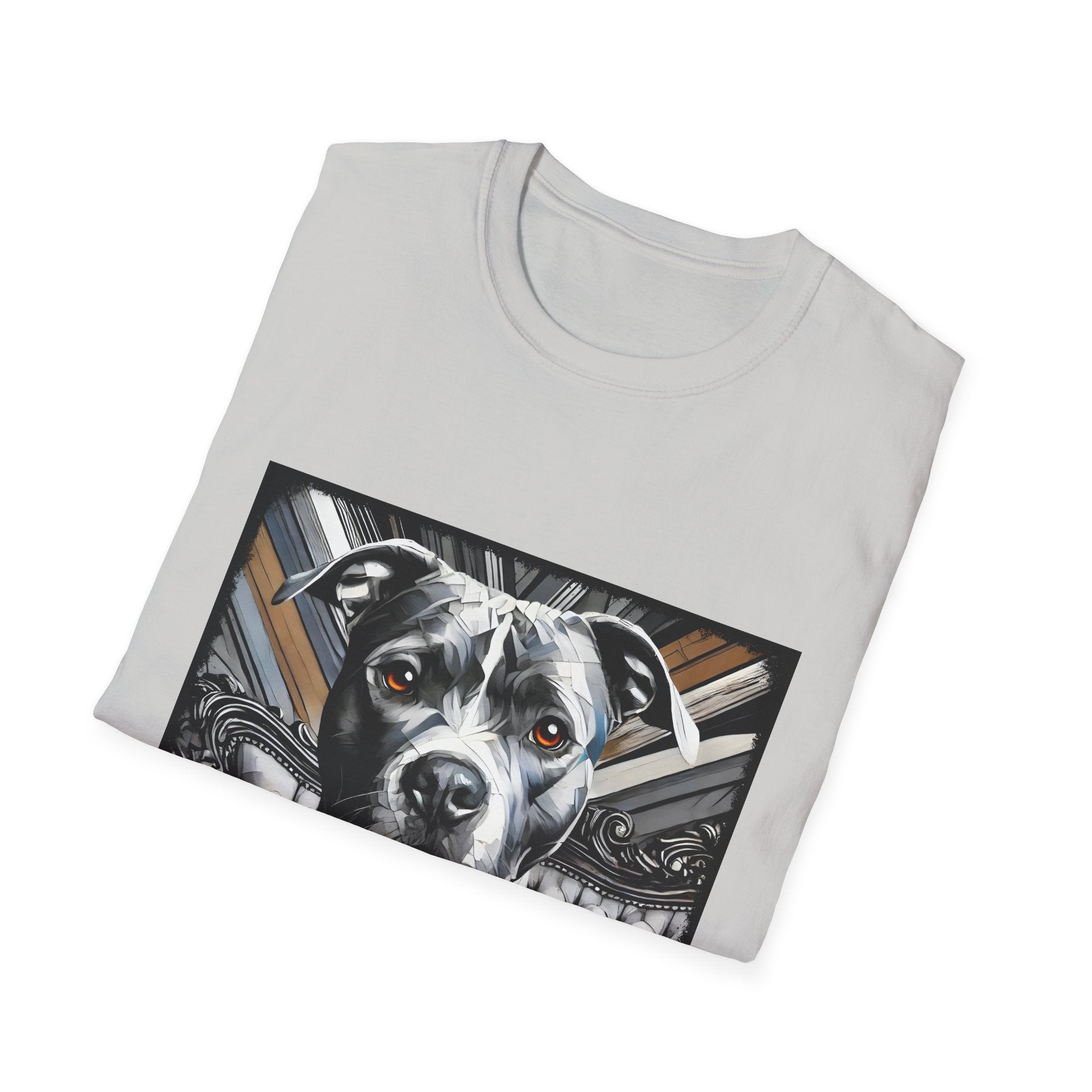 American Pit Bull Terrier Shirt | B&W Bold Eyes Dog Lover Tee