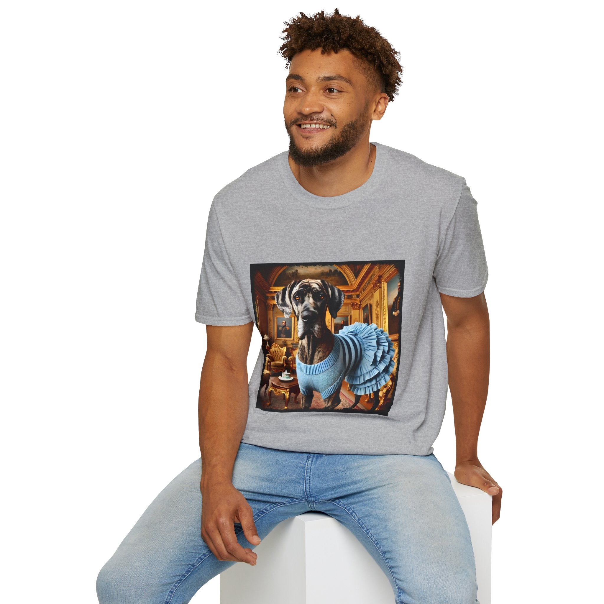 Great Dane Brindle Billionaire | Unisex Dog T-Shirt