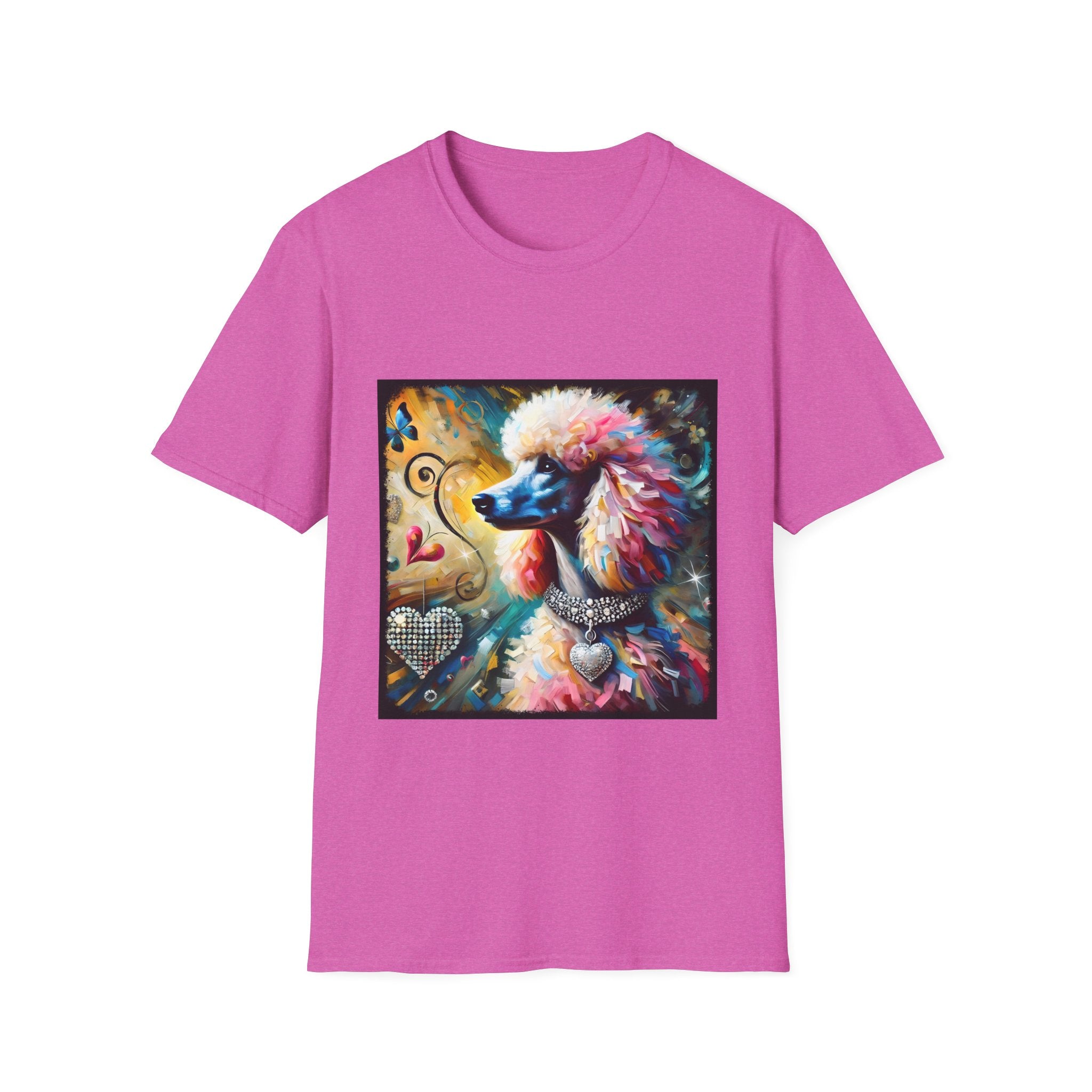 Poodle Diamond Heart Classic | Unisex Dog T-Shirt