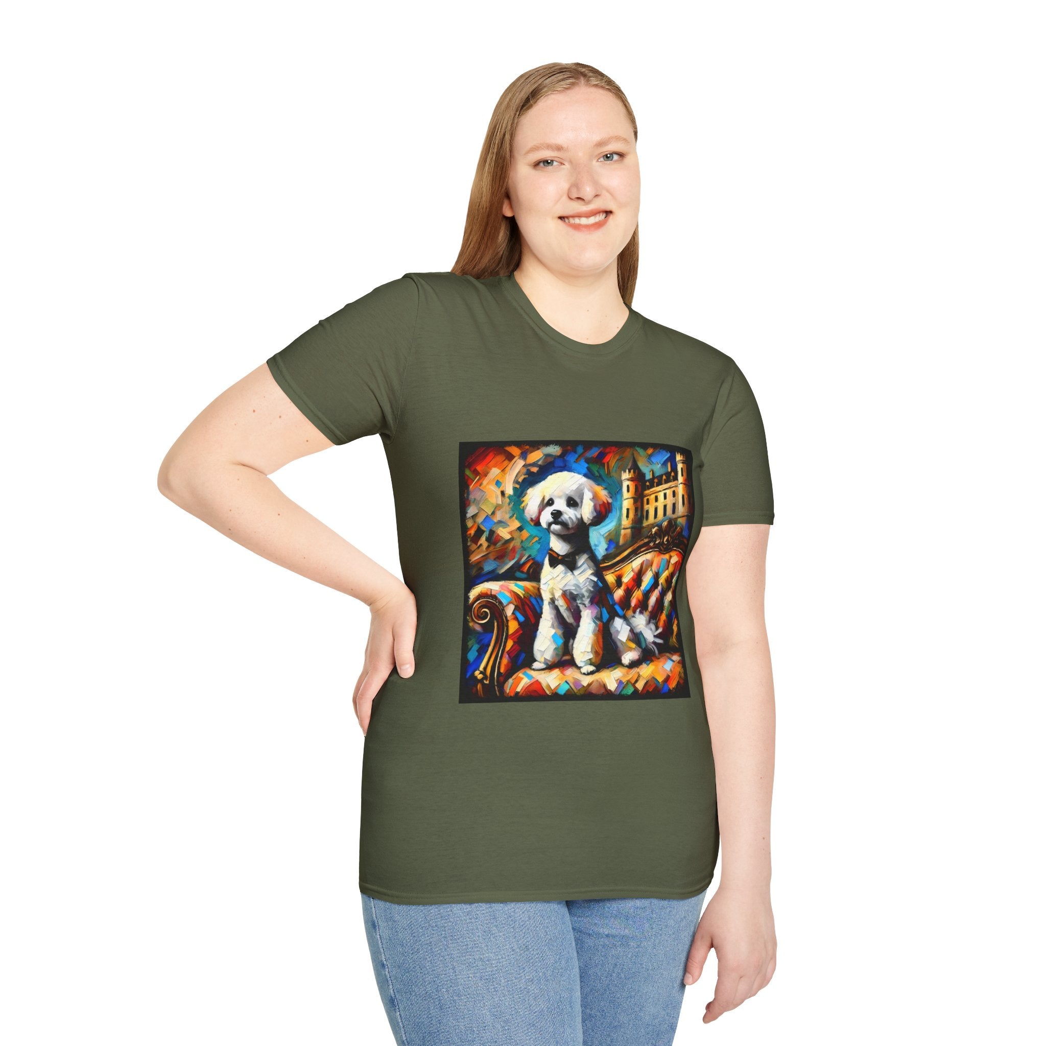 Bichon Frise Bowtie Classic | Unisex Dog T-Shirt