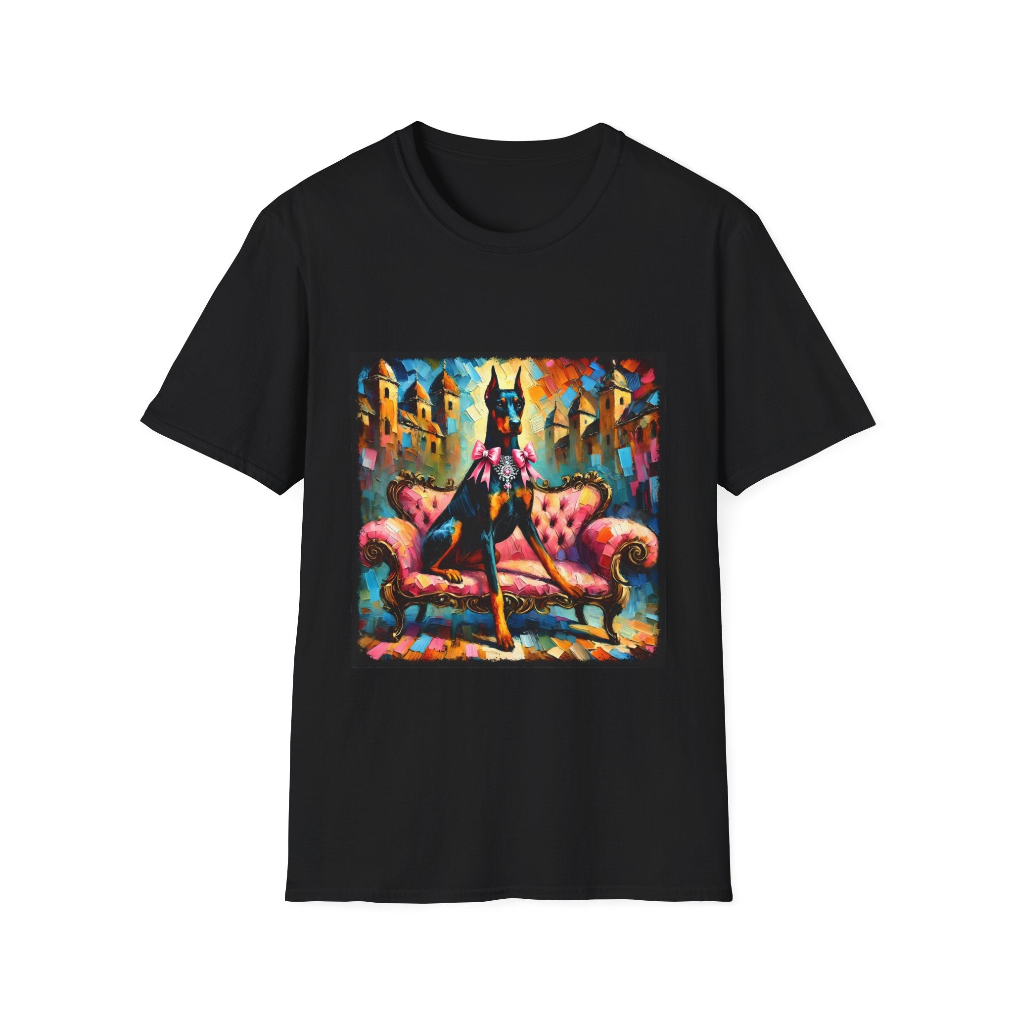 Doberman Pinscher Diamond Princess Classic | Unisex Dog T-Shirt