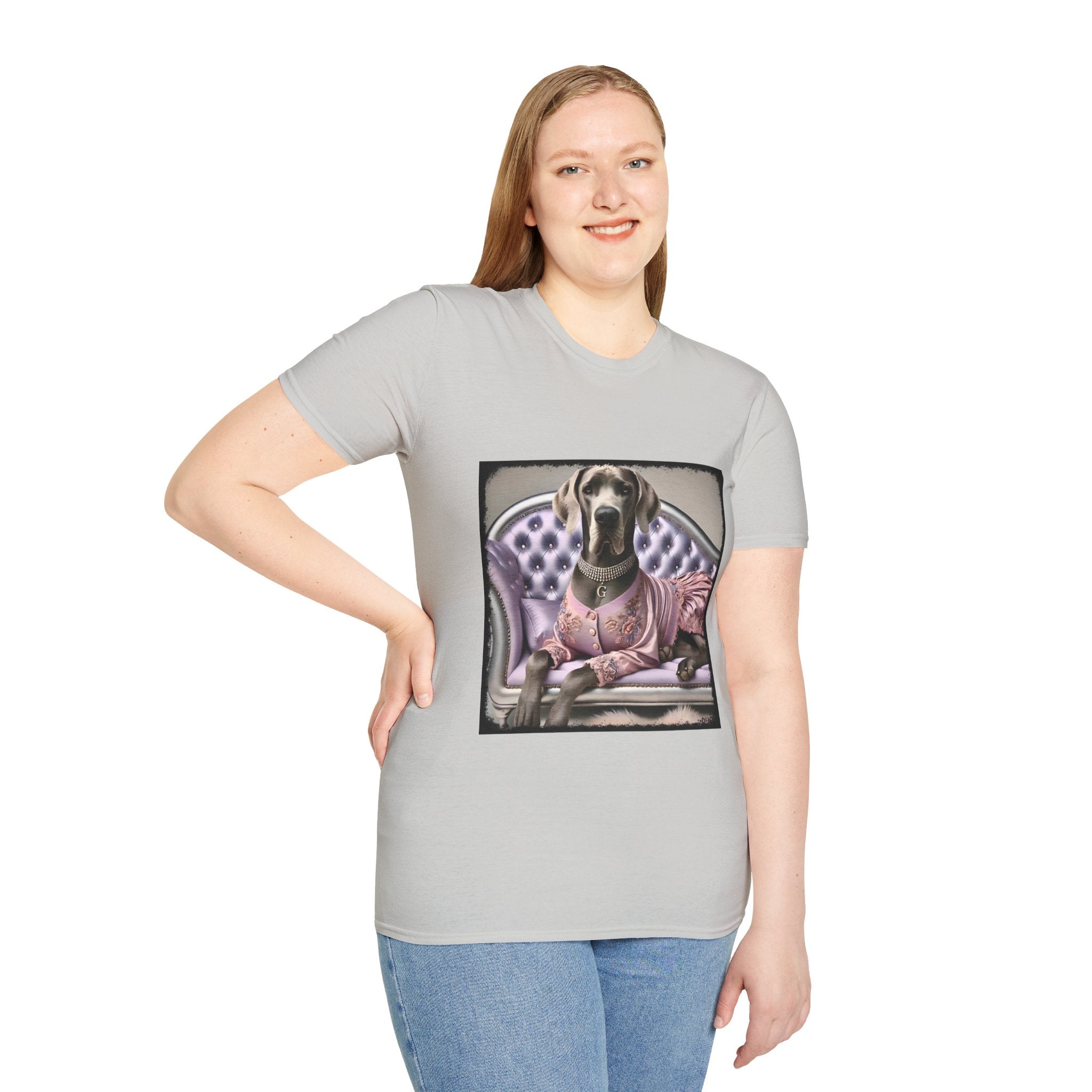 Great Dane Violet Vixen | Unisex Dog T-Shirt