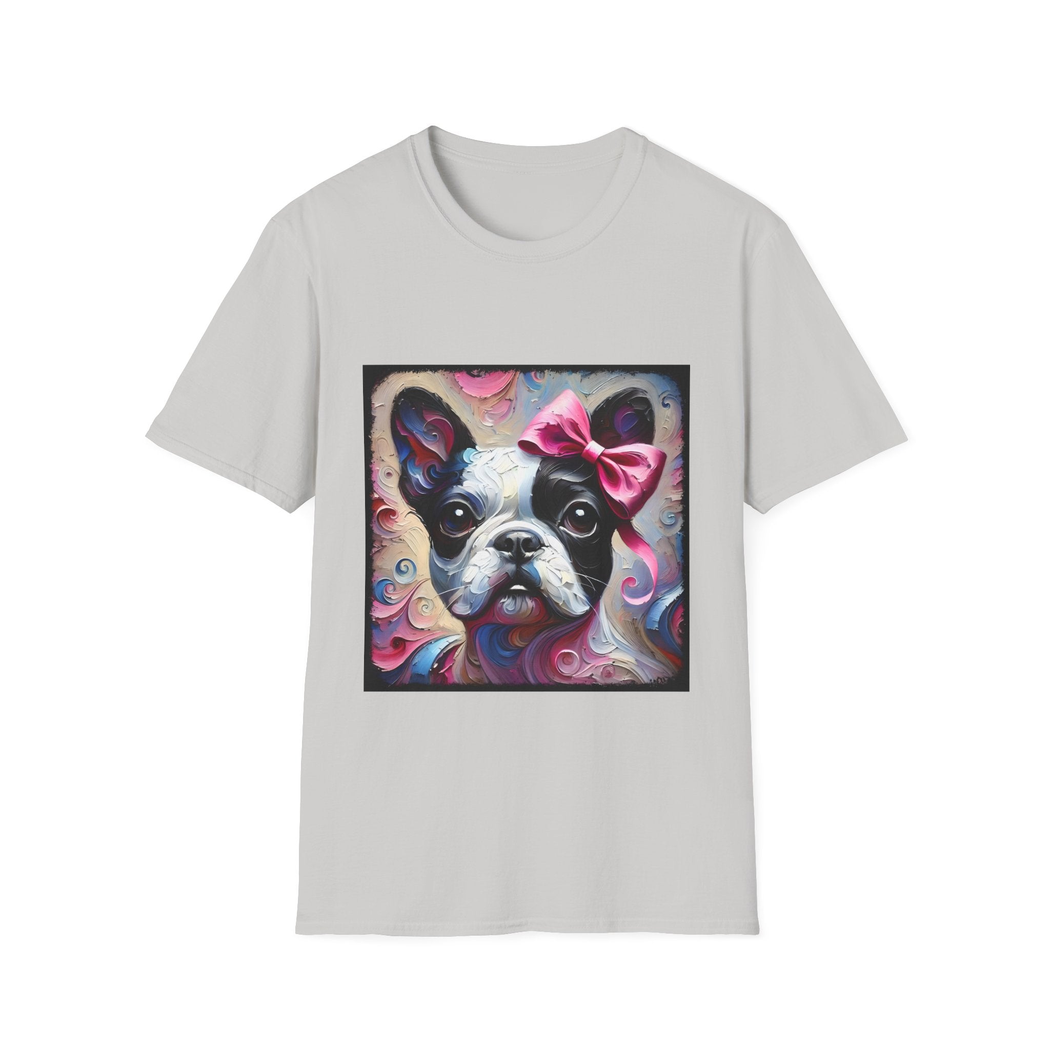 French Bulldog Shirt | Textured Swirl Dog Lover Tee