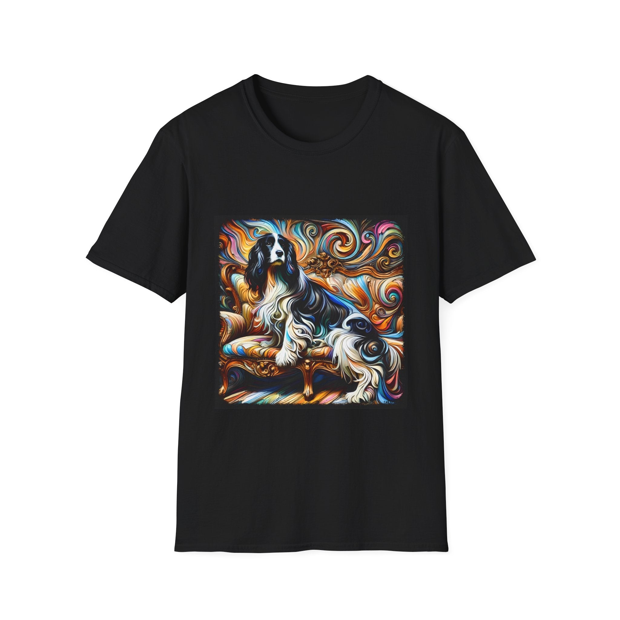 English Springer Spaniel Dynamic Swirl | Unisex Dog T-Shirt