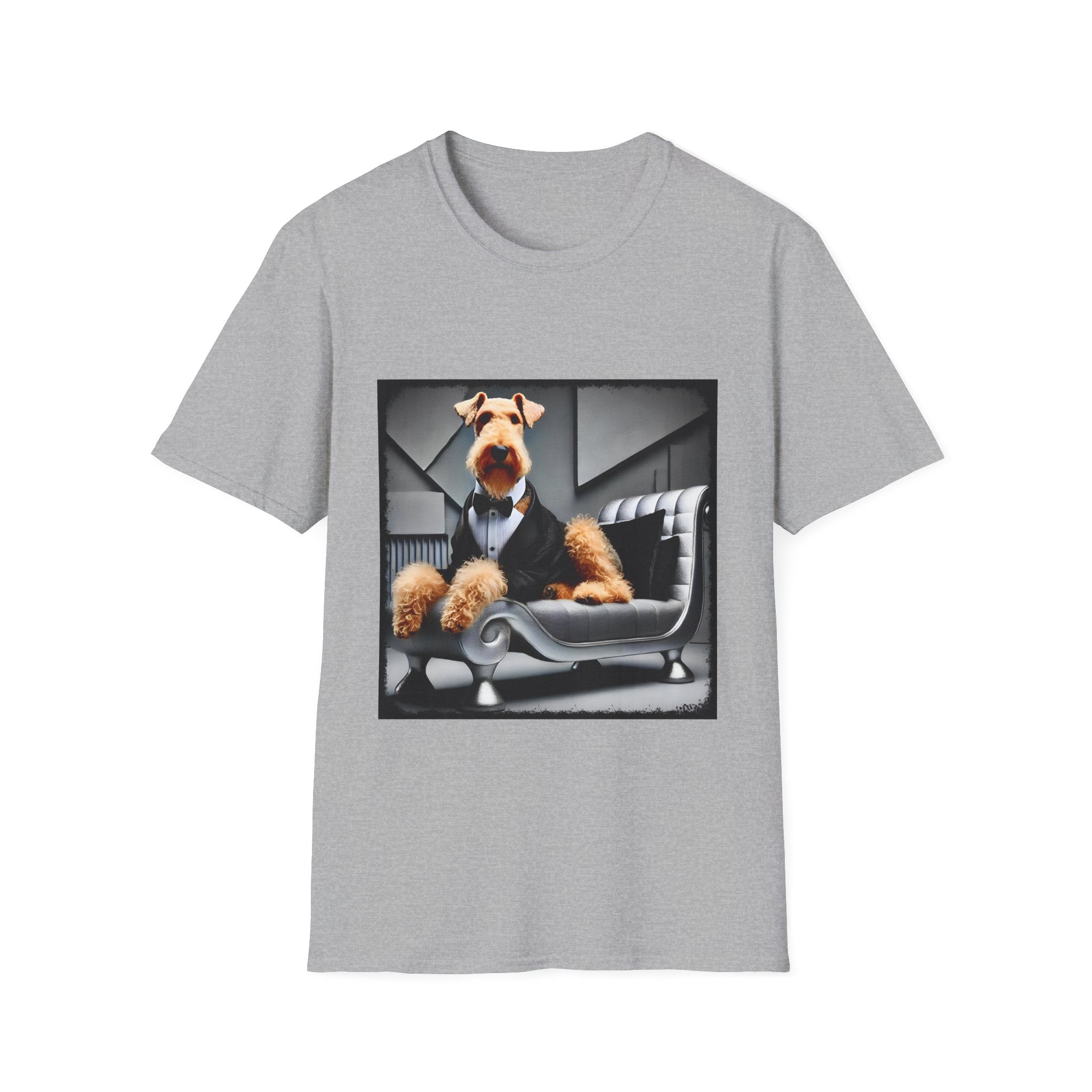 Airedale Terrier Shirt | Tux Luxe Dog Lover Tee
