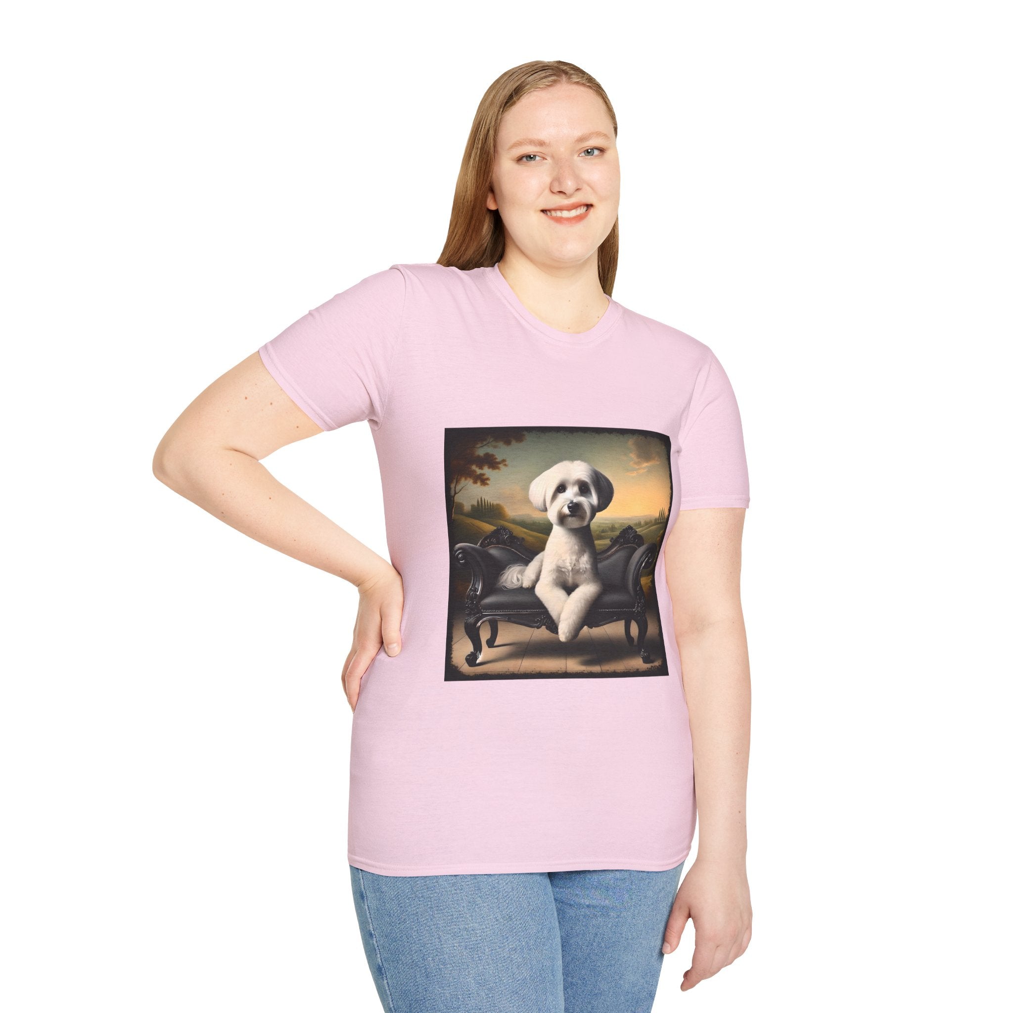 Havanese Posh Portrait |  Unisex Dog T-Shirt