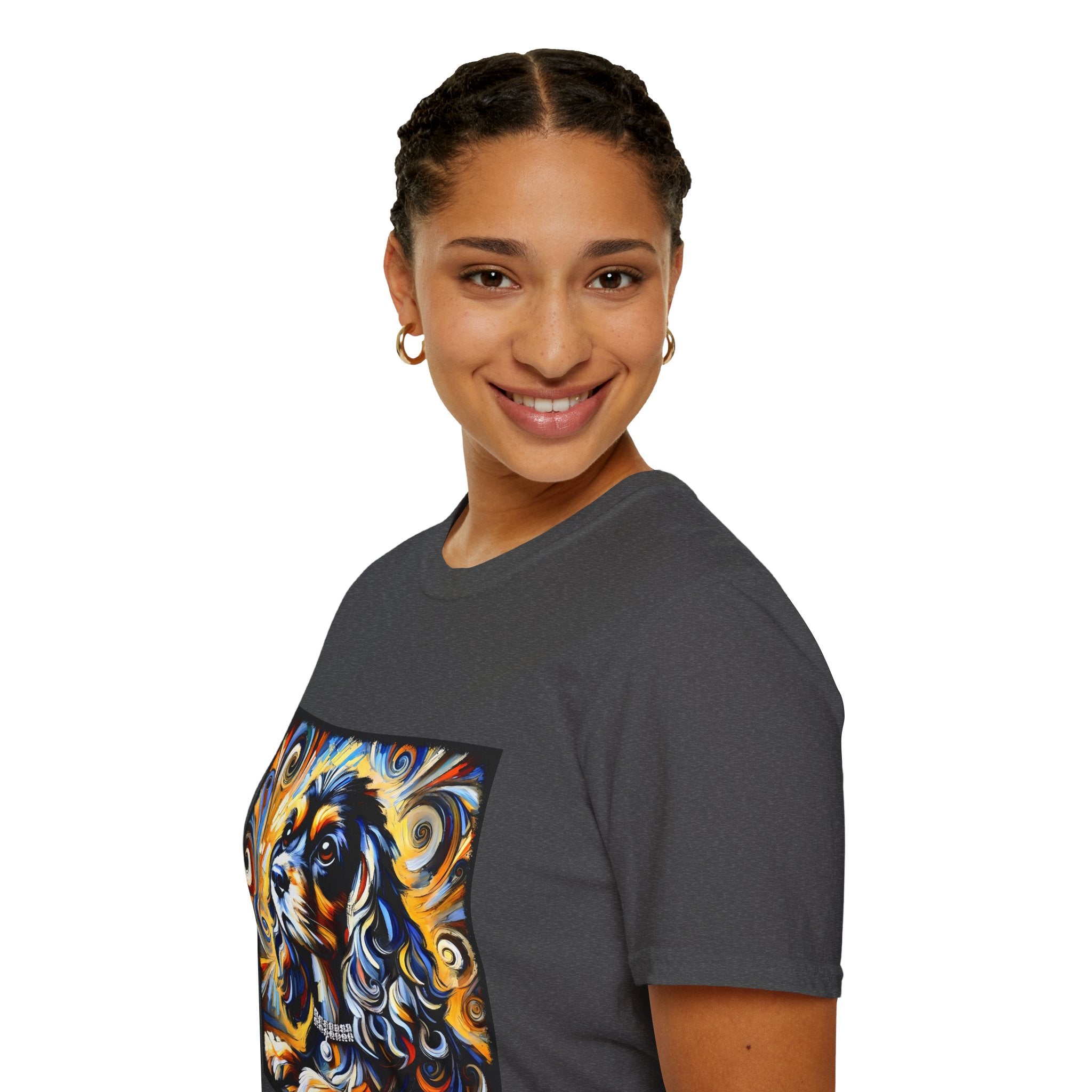 Cocker Spaniel Sun Swirl | Unisex Dog T-Shirt