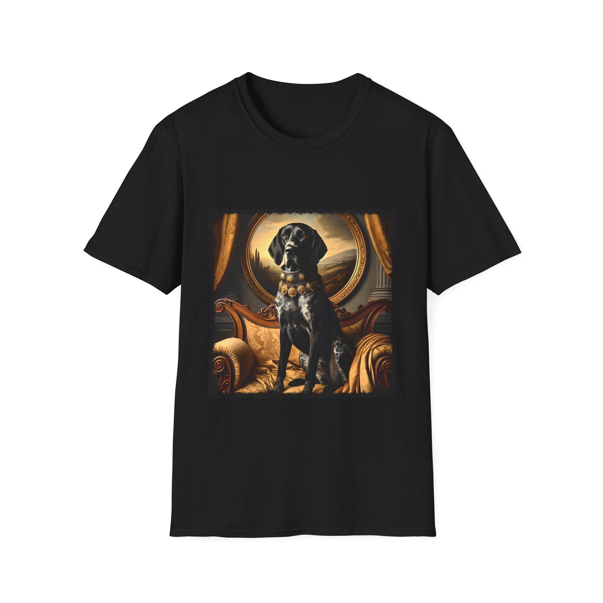 German Shorthaired Pointer Posh Prince  | Unisex Dog T-Shirt