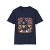 Newfoundland Pink Bow Vivid Rocker | Unisex Dog T-Shirt
