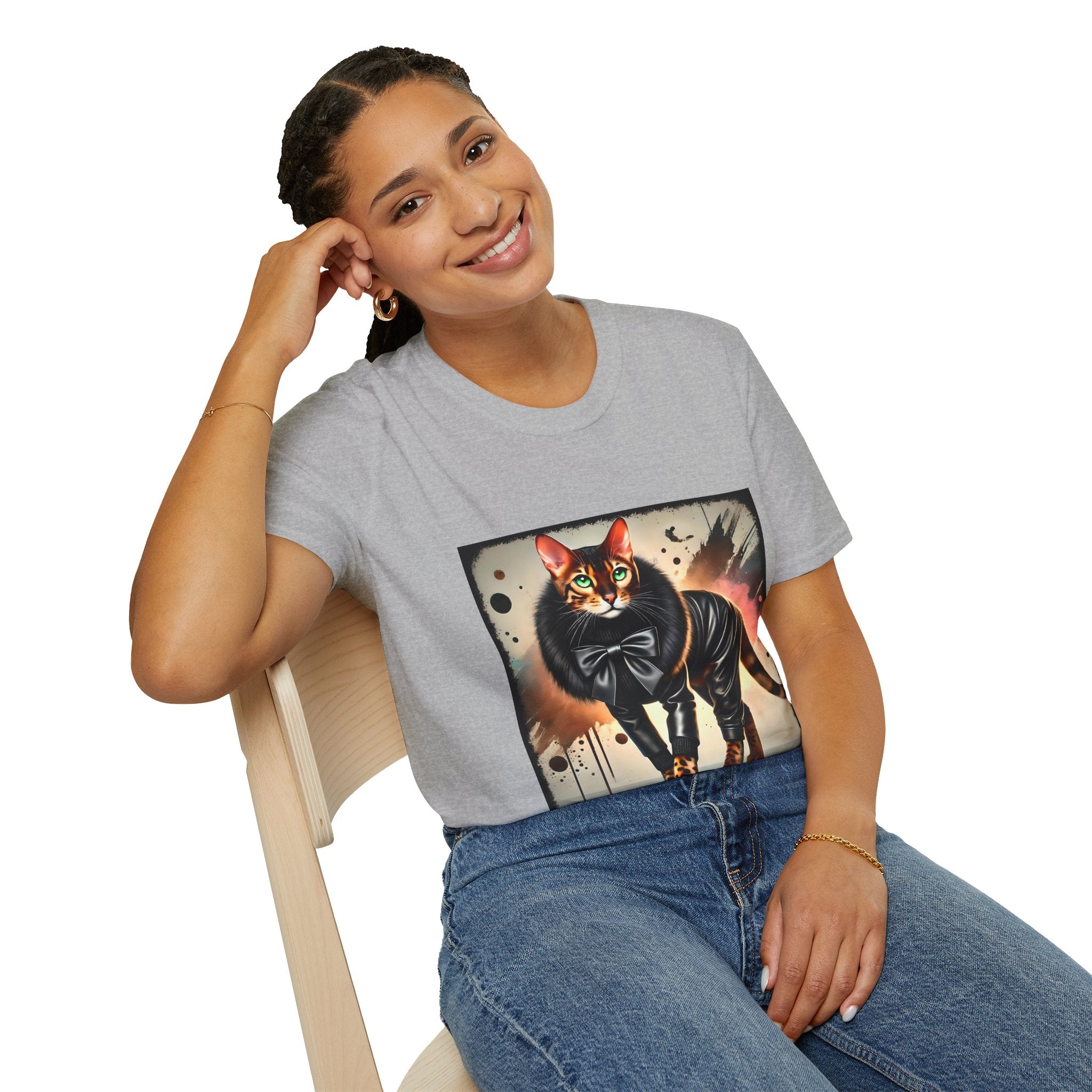 Bengal Cat Bold Muse | Unisex Cat T-Shirt