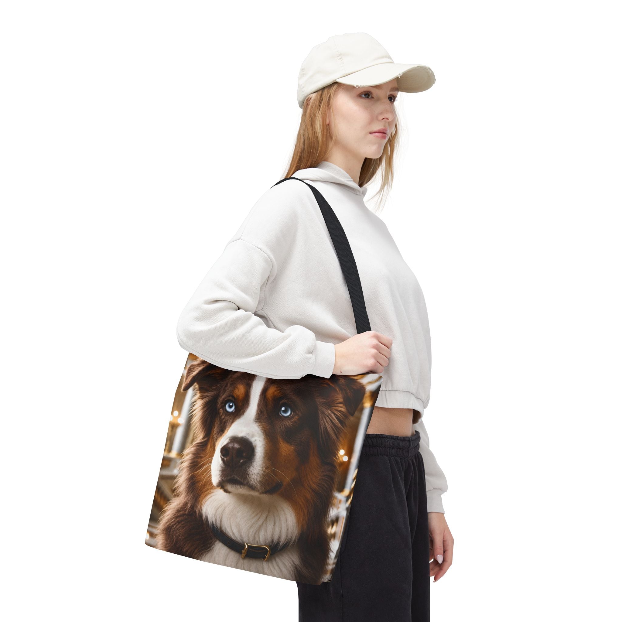 Australian Shepherd Tote Bag | Palace Blue Eyes Dog Lover Gift