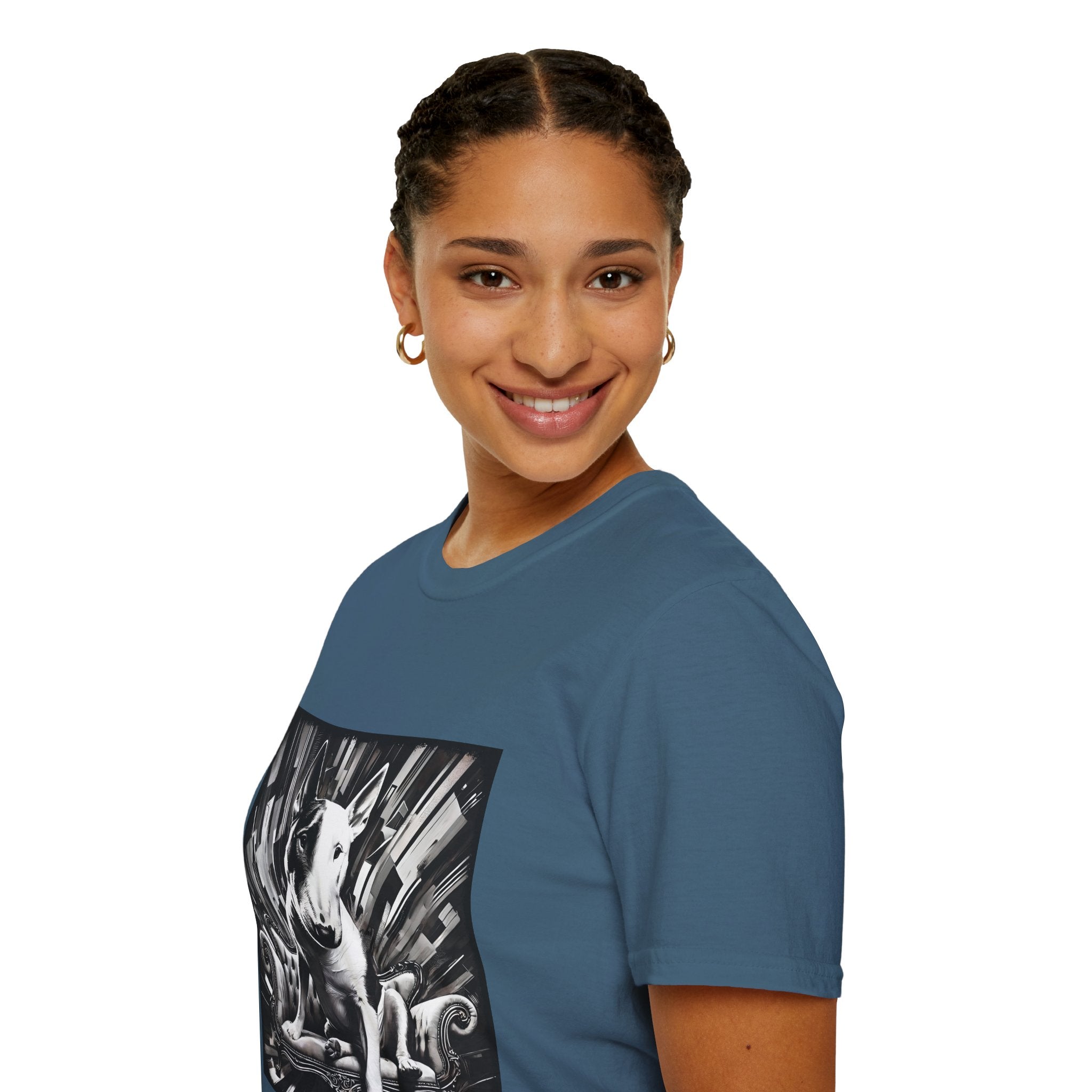 Bull Terrier B&W Bold | Unisex Dog T-Shirt