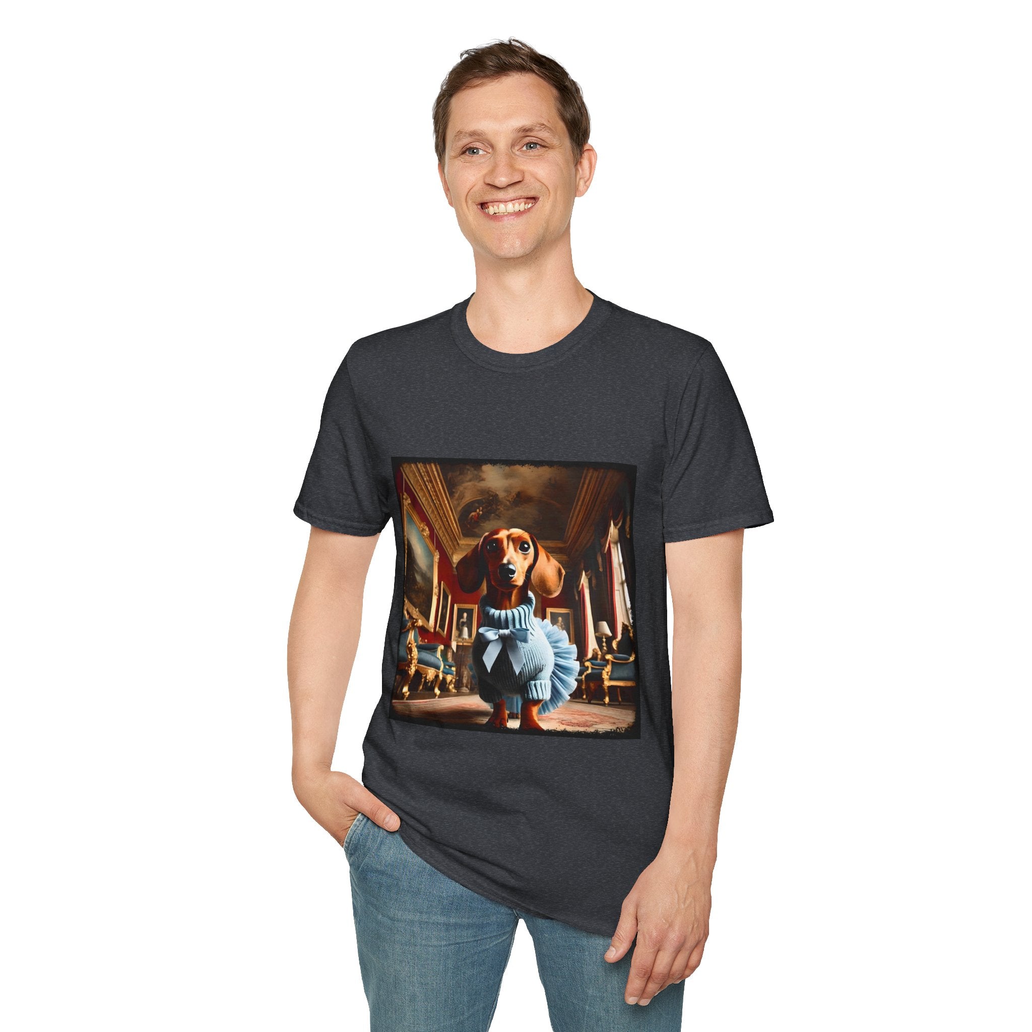 Dachshund Hidden Heiress | Unisex Dog T-Shirt
