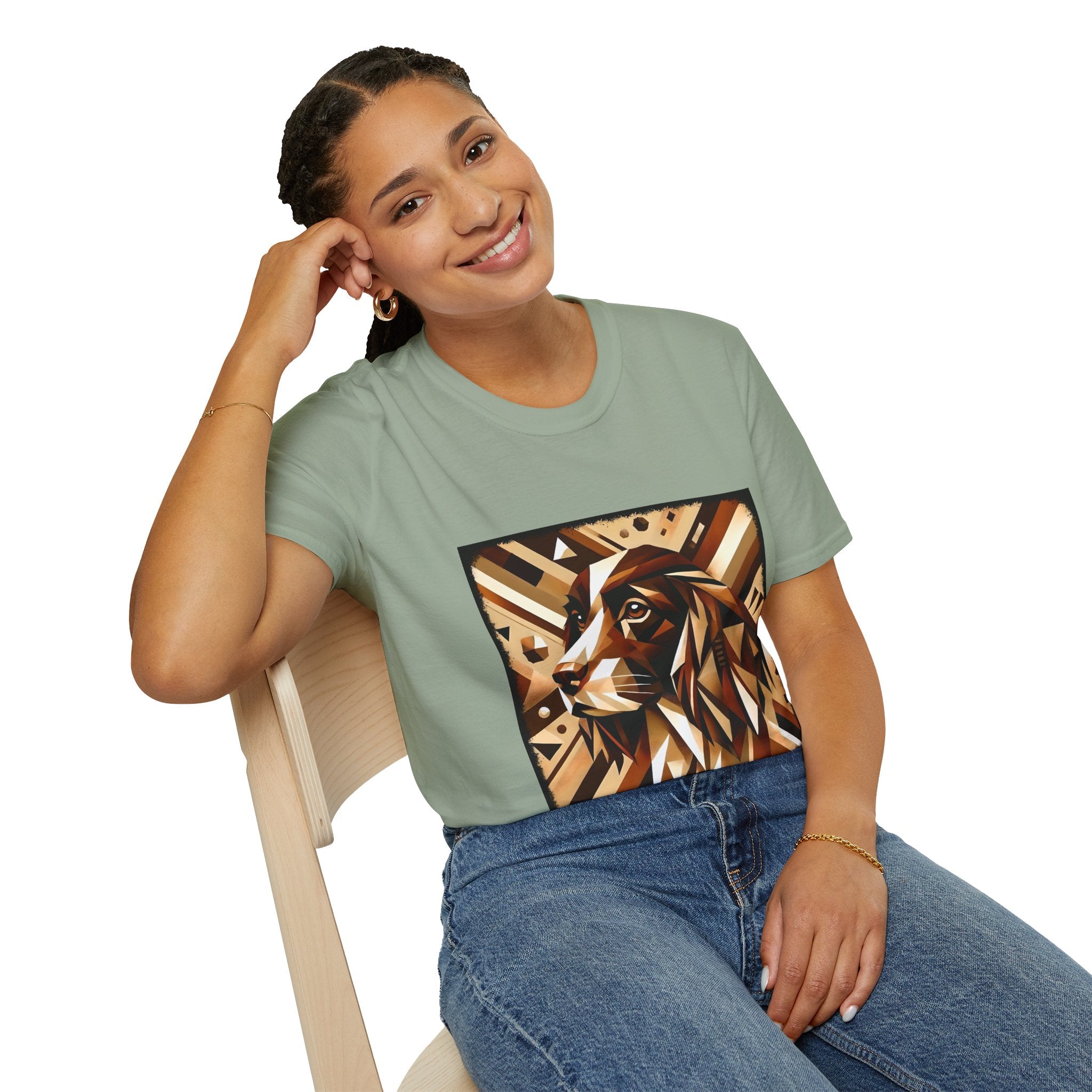 English Springer Spaniel Warm Geometric | Unisex Dog T-Shirt