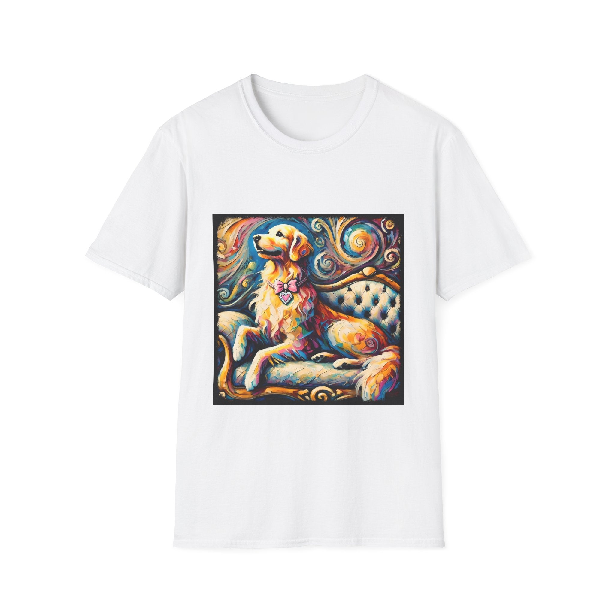 Golden Retriever Shirt | Pastel Swirl Dog Lover Tee