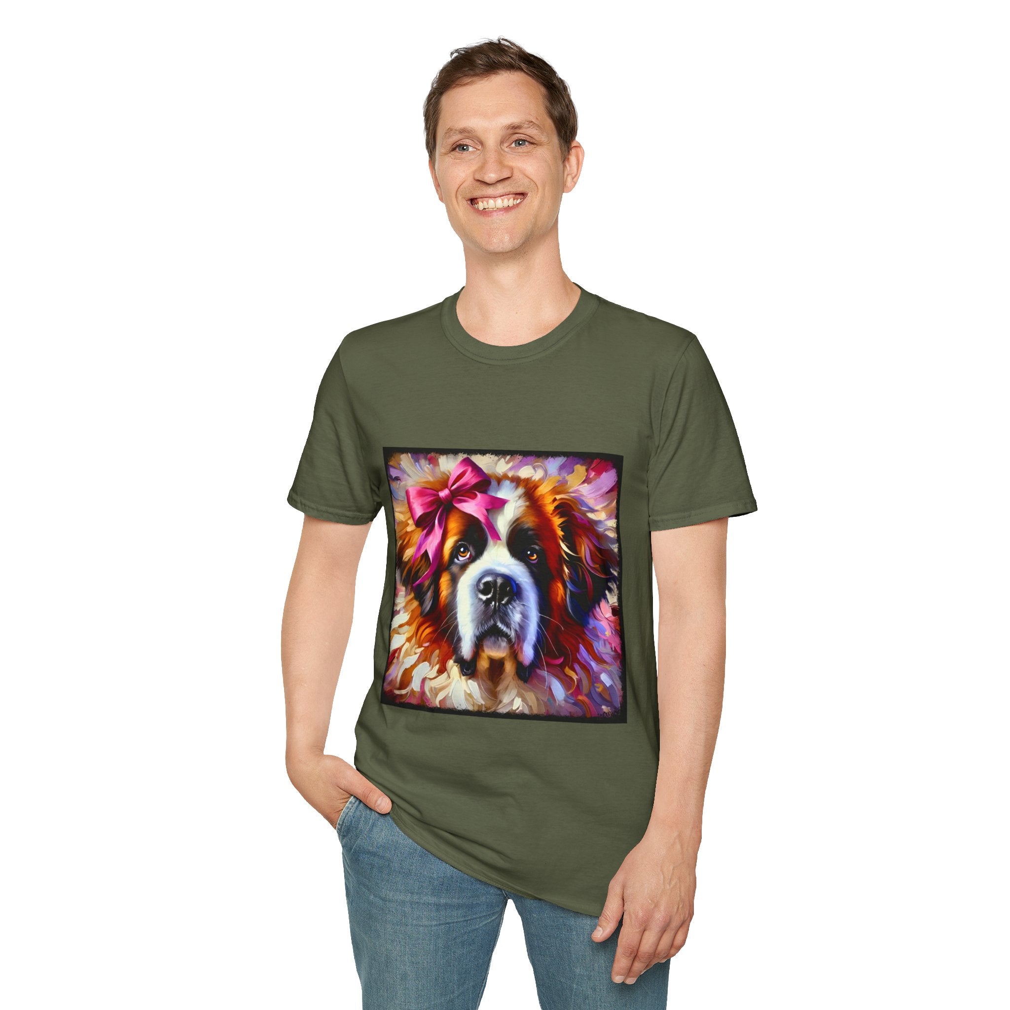 Saint Bernard Stunning Classic | Unisex Dog T-Shirt