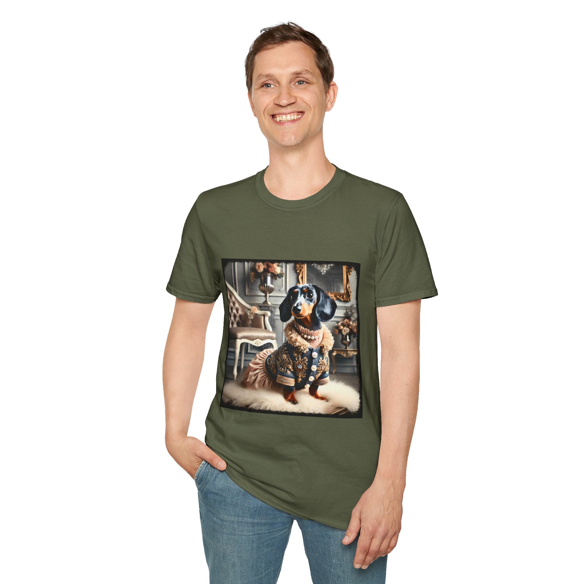 Dachshund Regal Muse | Unisex Dog T-Shirt