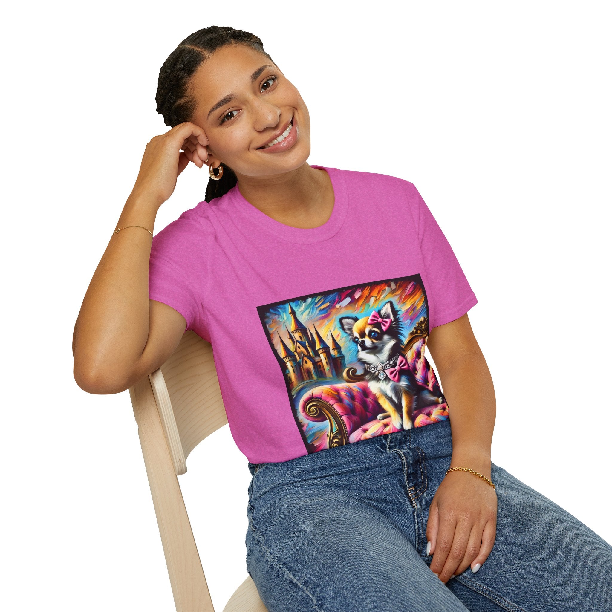 Chihuahua Diamond Princess Classic | Unisex Dog T-Shirt