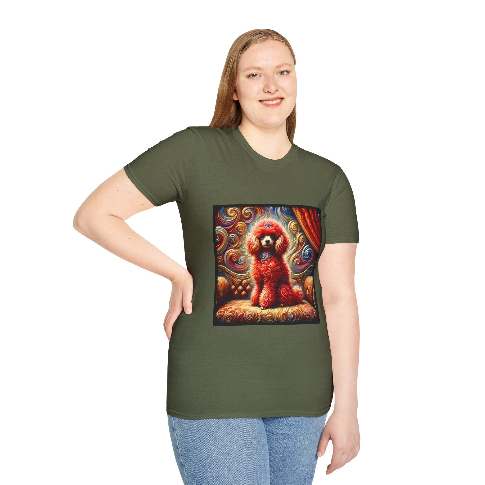 Poodle Fuzzy Swirl | Unisex Dog T-Shirt