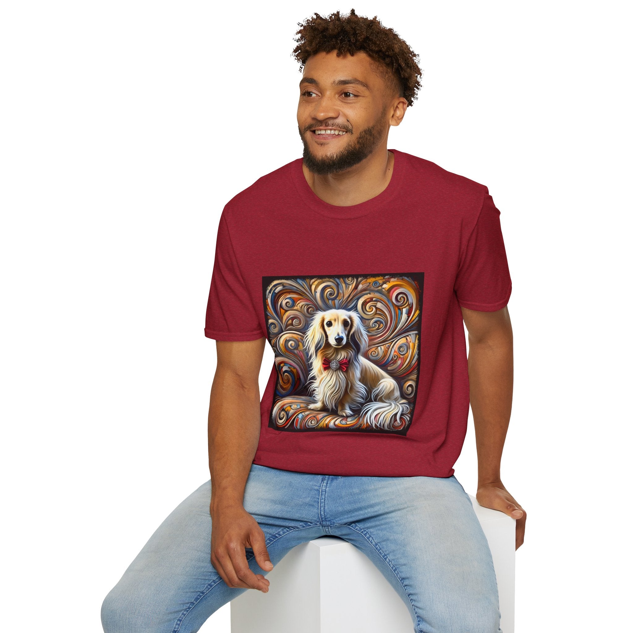 Dachshund Blissful Swirl | Unisex Dog T-Shirt