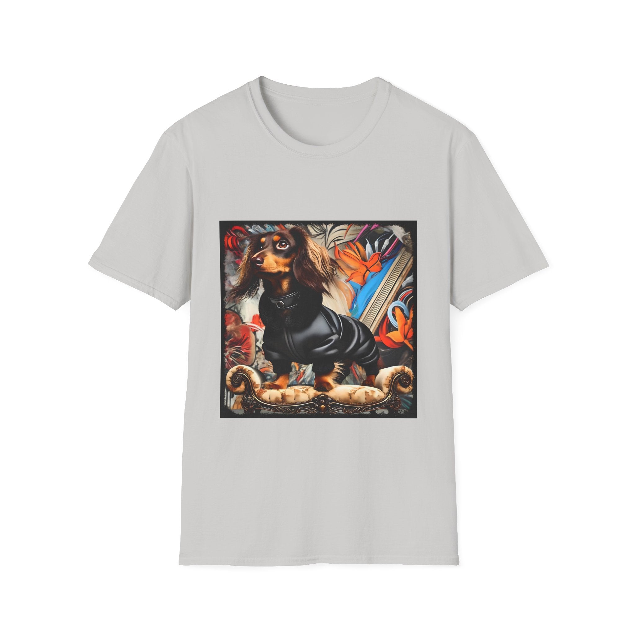 Dachshund Grunge Chic | Unisex Dog T-Shirt