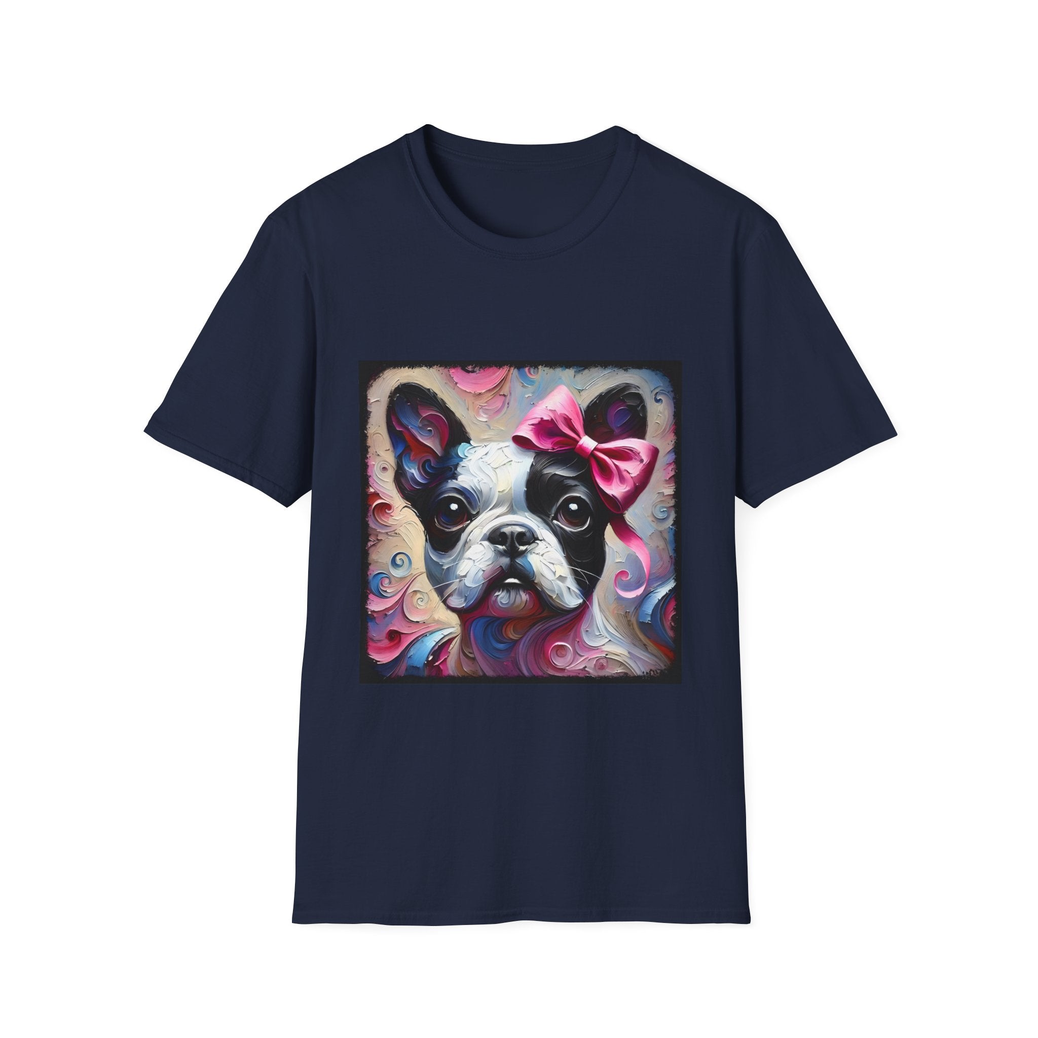 French Bulldog Shirt | Textured Swirl Dog Lover Tee
