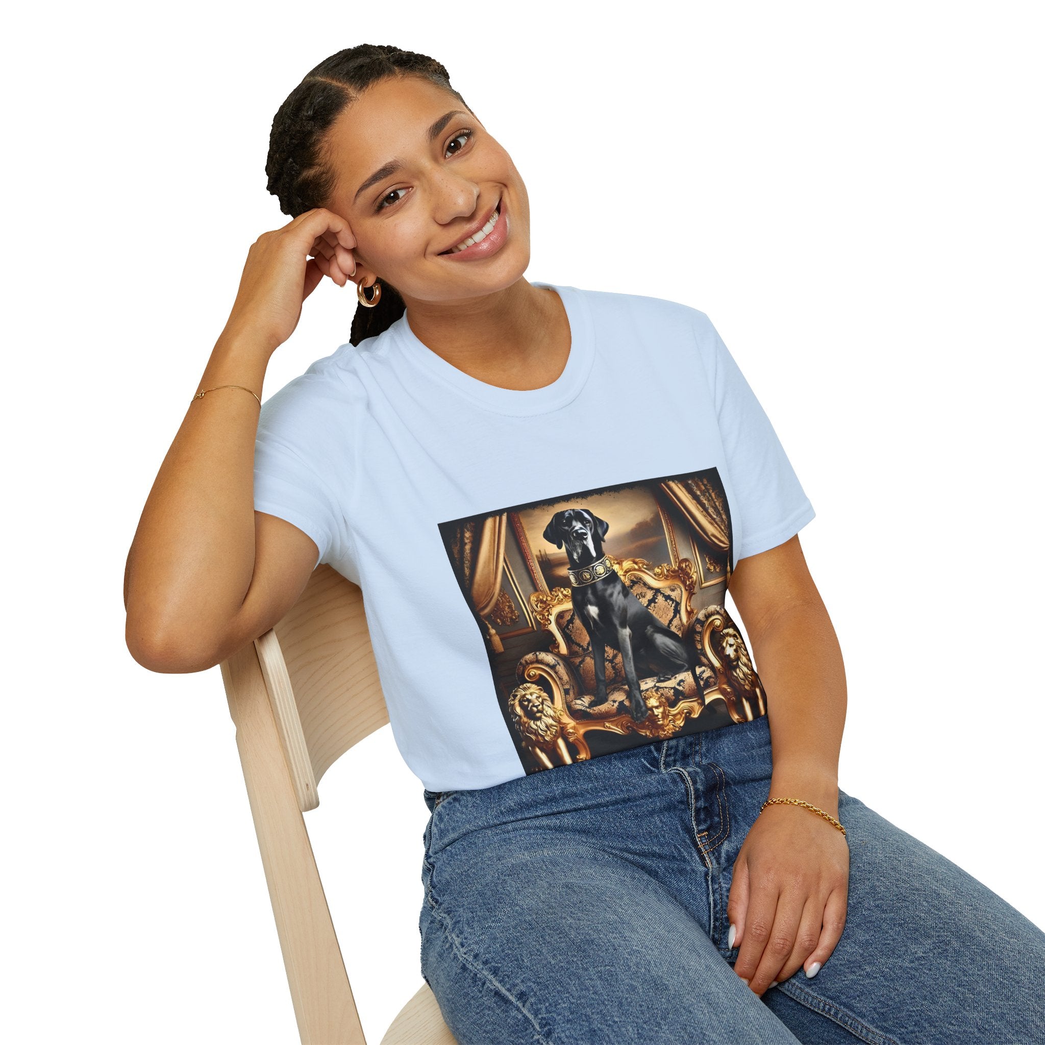 Great Dane Throne Pup | Unisex Dog T-Shirt