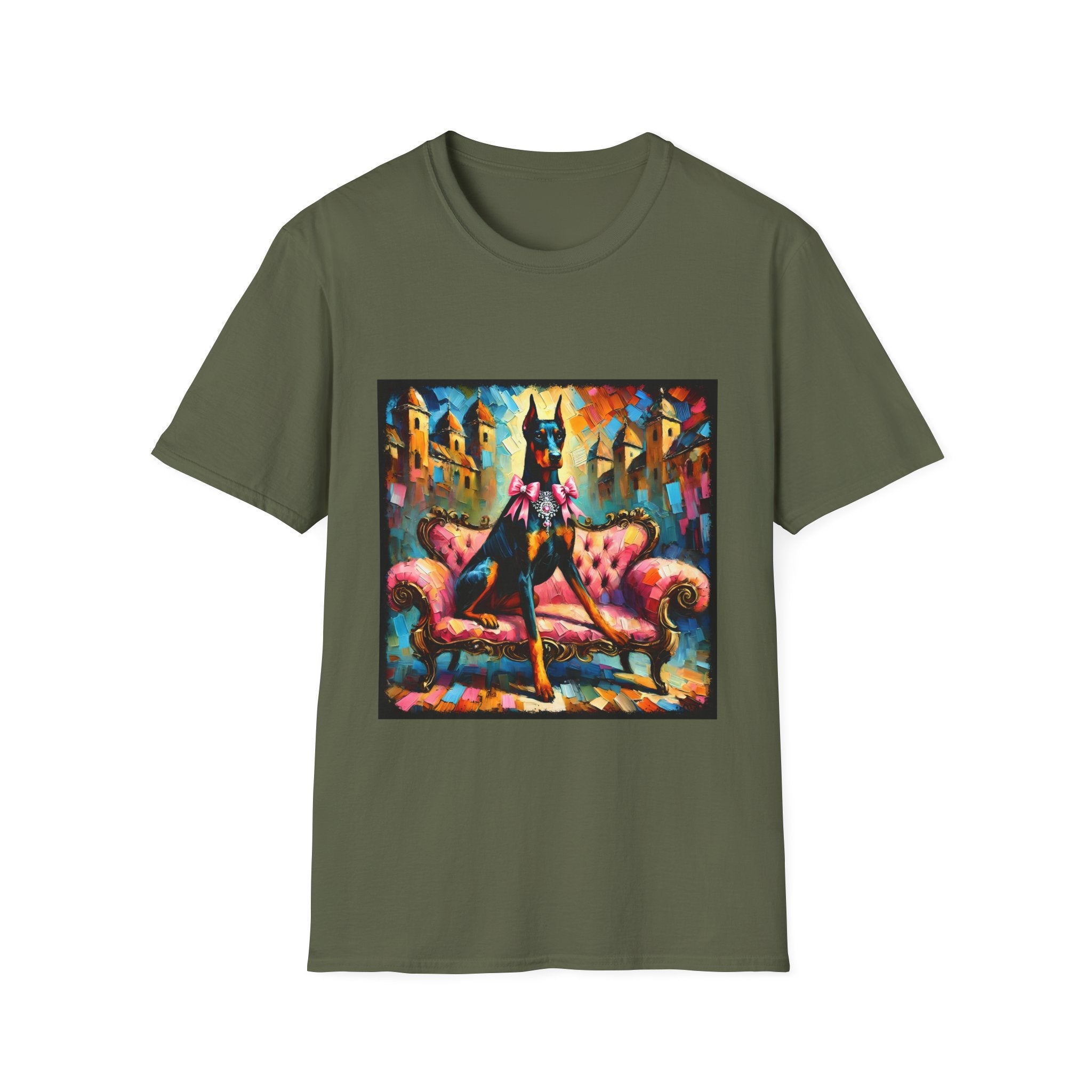 Doberman Pinscher Diamond Princess Classic | Unisex Dog T-Shirt