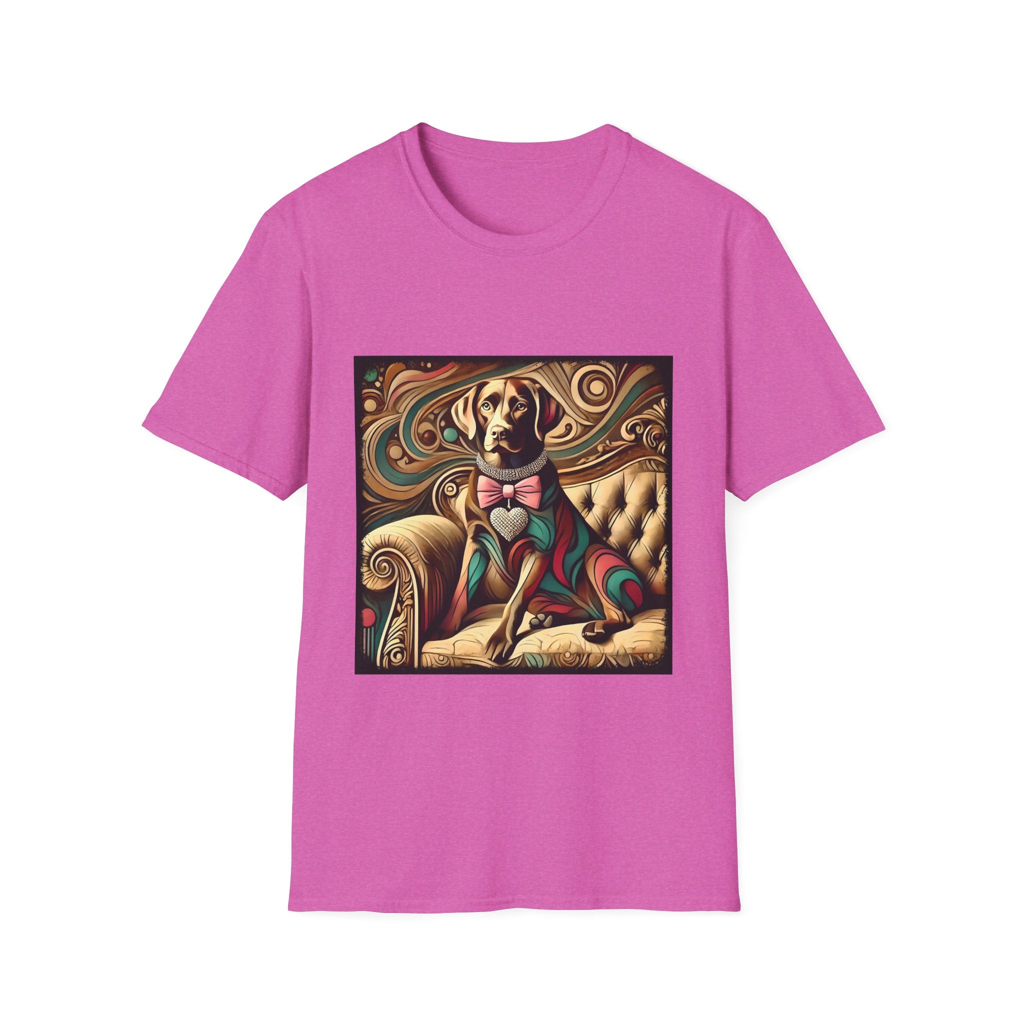 Labrador Retriever Warm Diamond Swirl | Unisex Dog T-Shirt