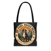 Bernese Mountain Dog Tote Bag Big Paws Dog Lover Gift tote bag in black