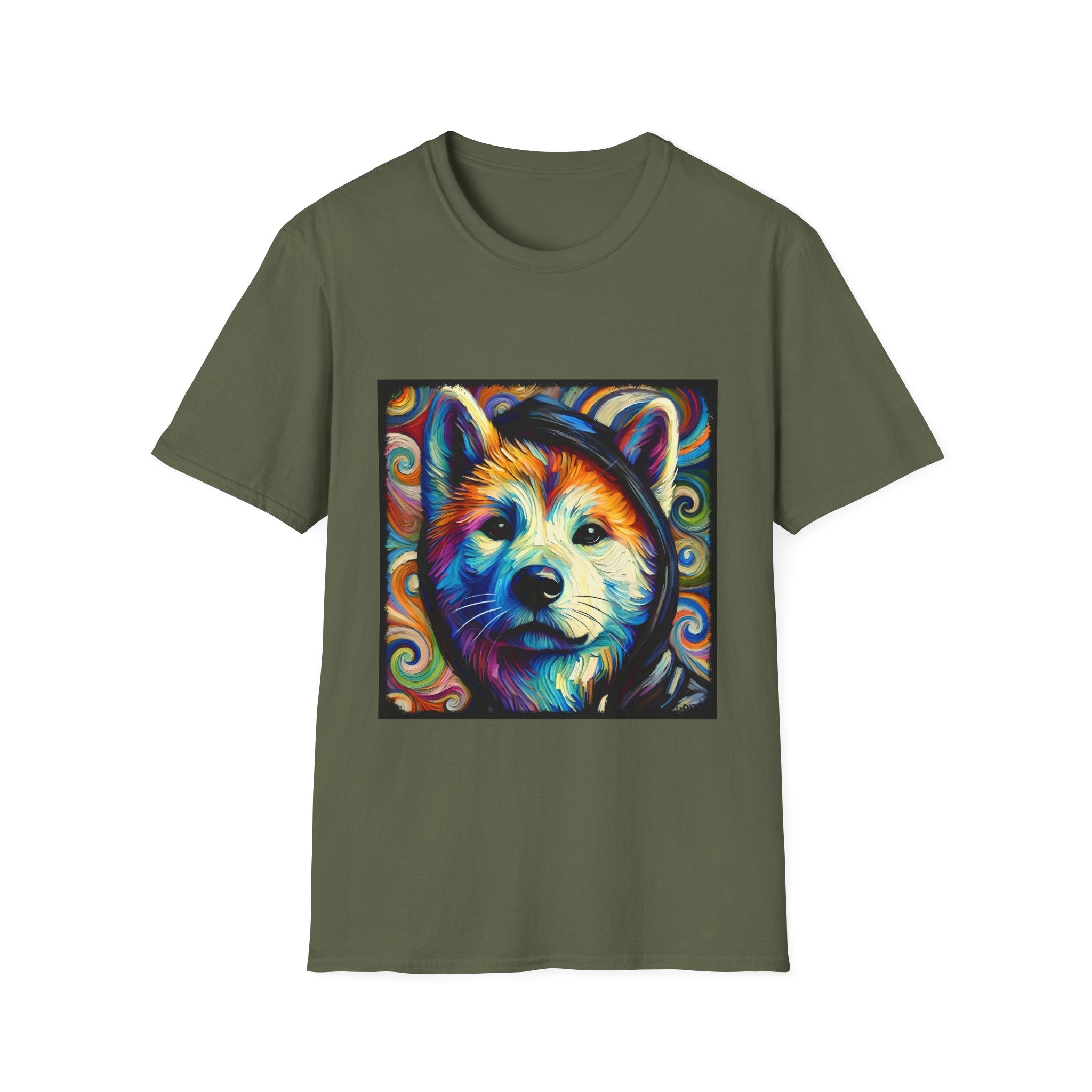 Akita Shirt | Relaxed Swirl Dog Lover Tee