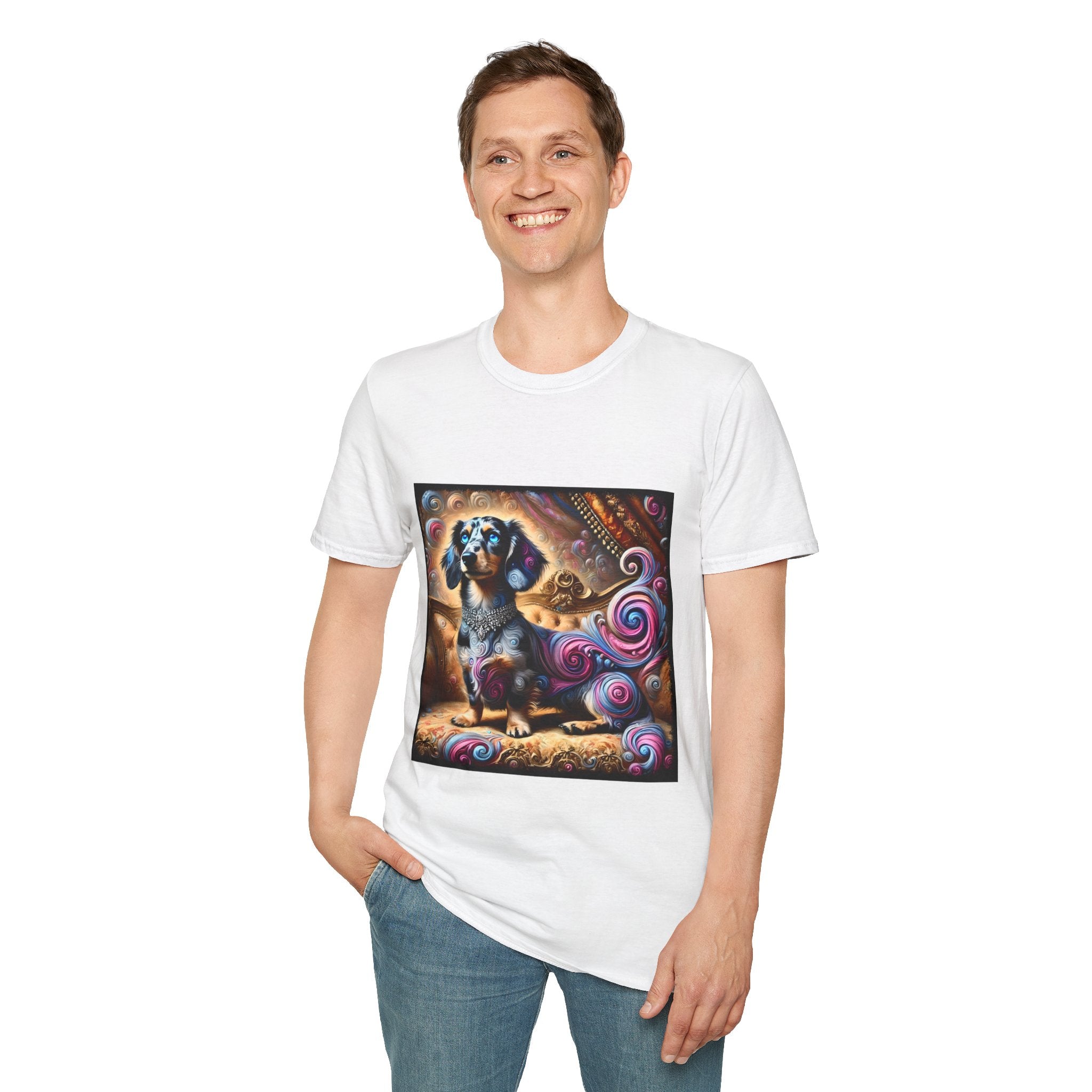 Dachshund Royal Swirl | Unisex Dog T-Shirt