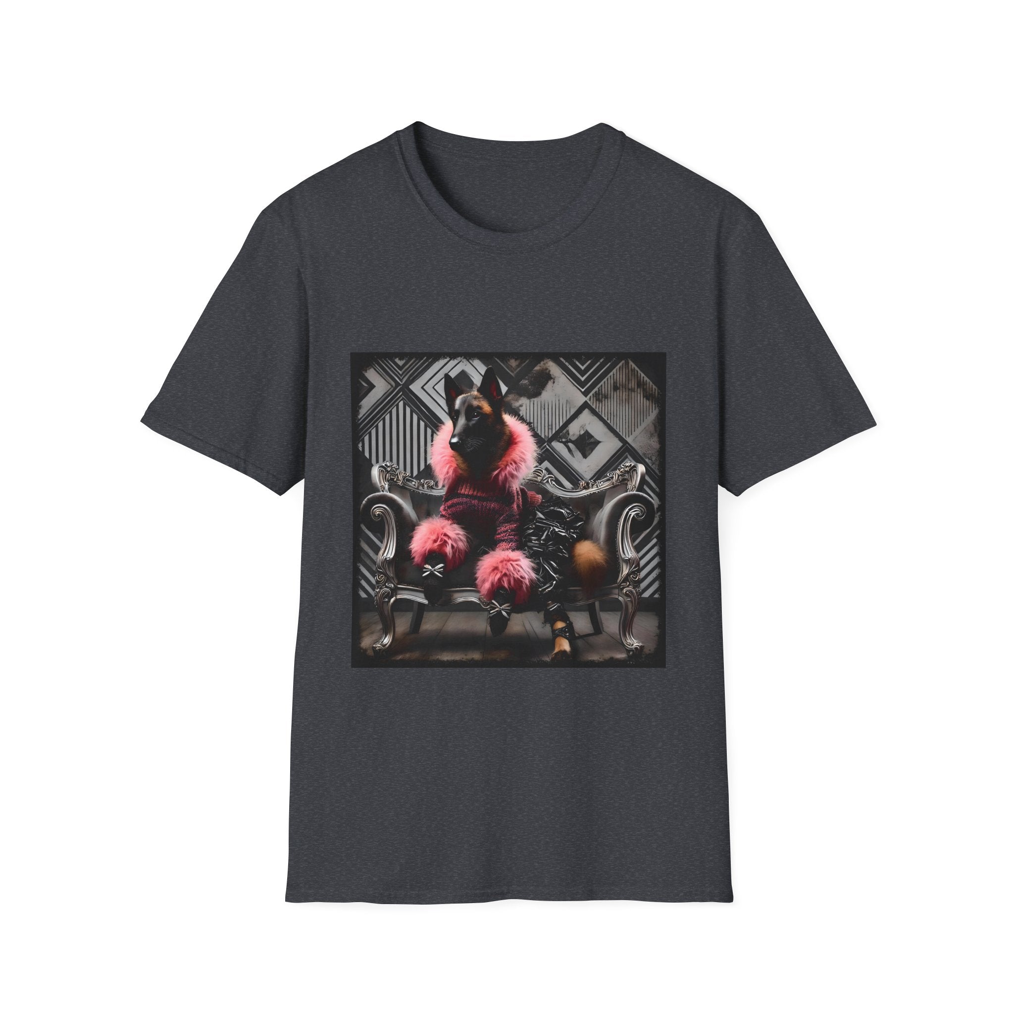 Belgian Malinois Chic Rocker | Unisex Dog T-Shirt
