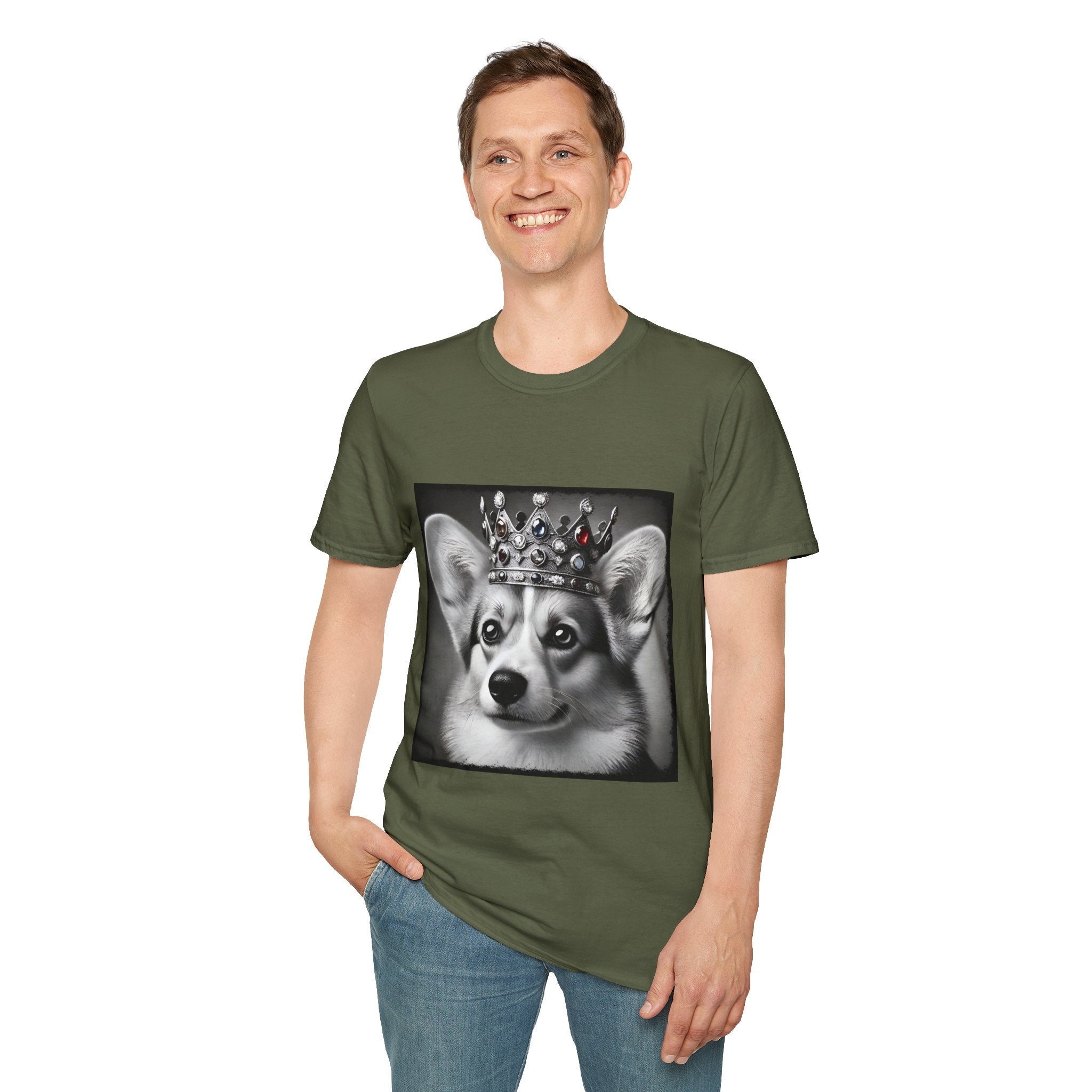 Pembroke Welsh Corgi Royal Bark | Unisex Dog T-Shirt