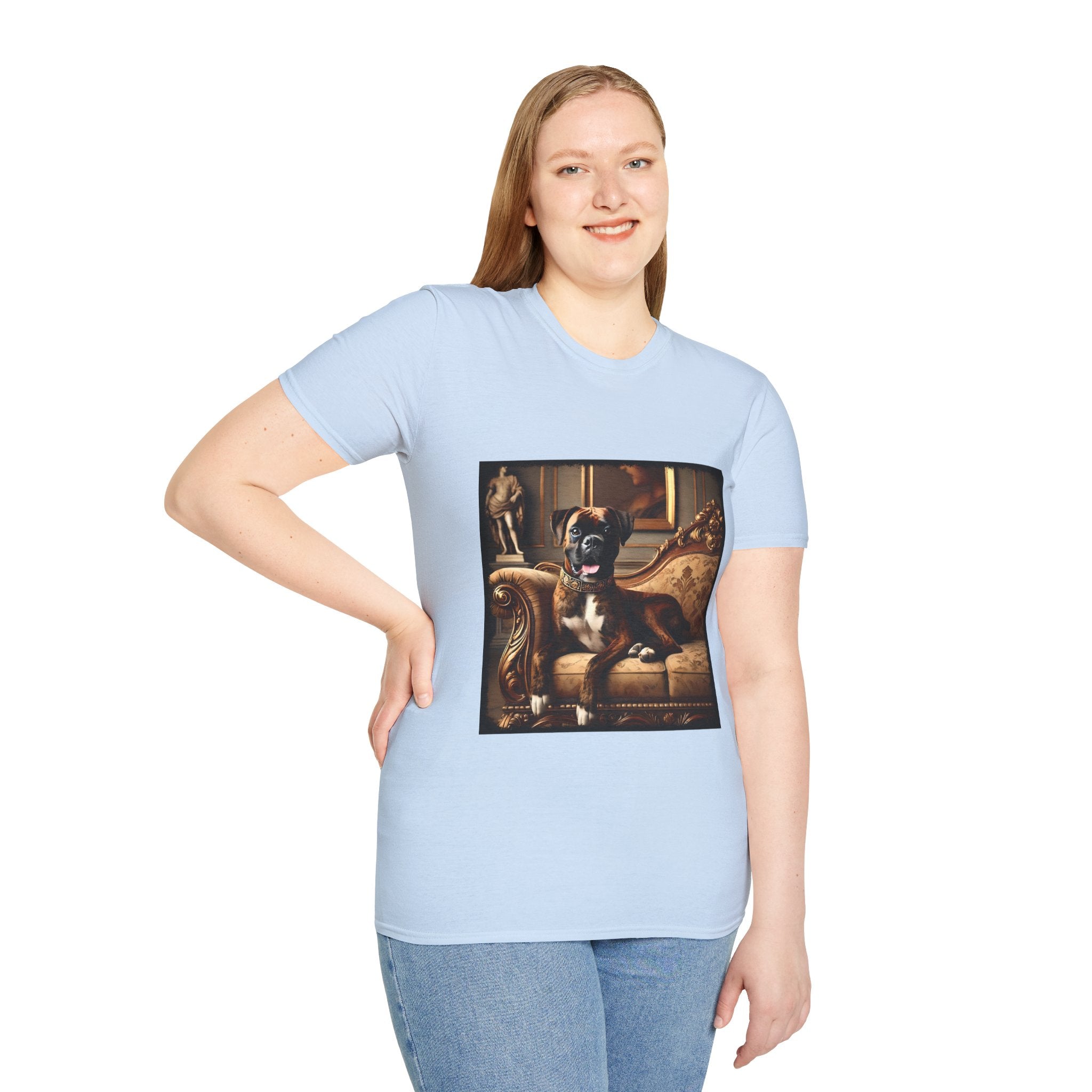 Boxer Joyful Noble | Unisex Dog T-Shirt