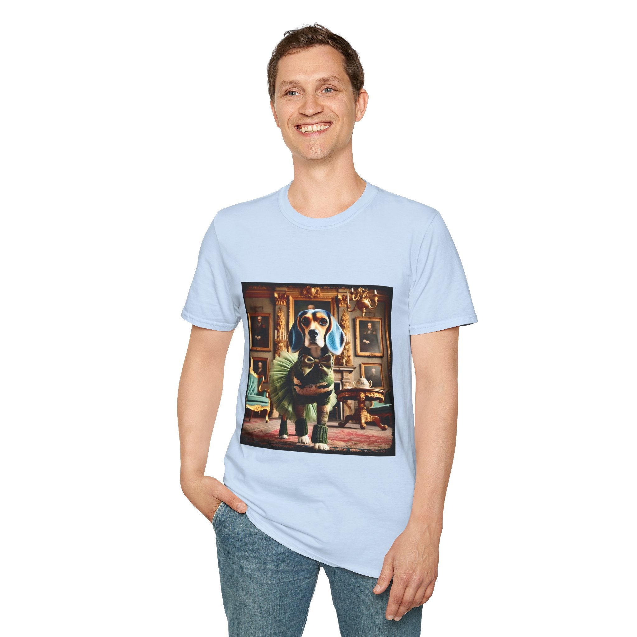 Beagle Blue Icon | Unisex Dog T-Shirt