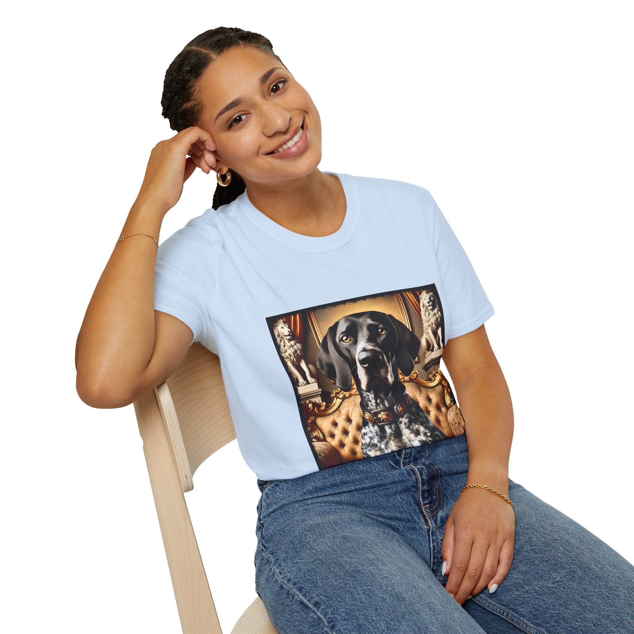 German Shorthaired Pointer Refined Rougue | Unisex Dog T-Shirt