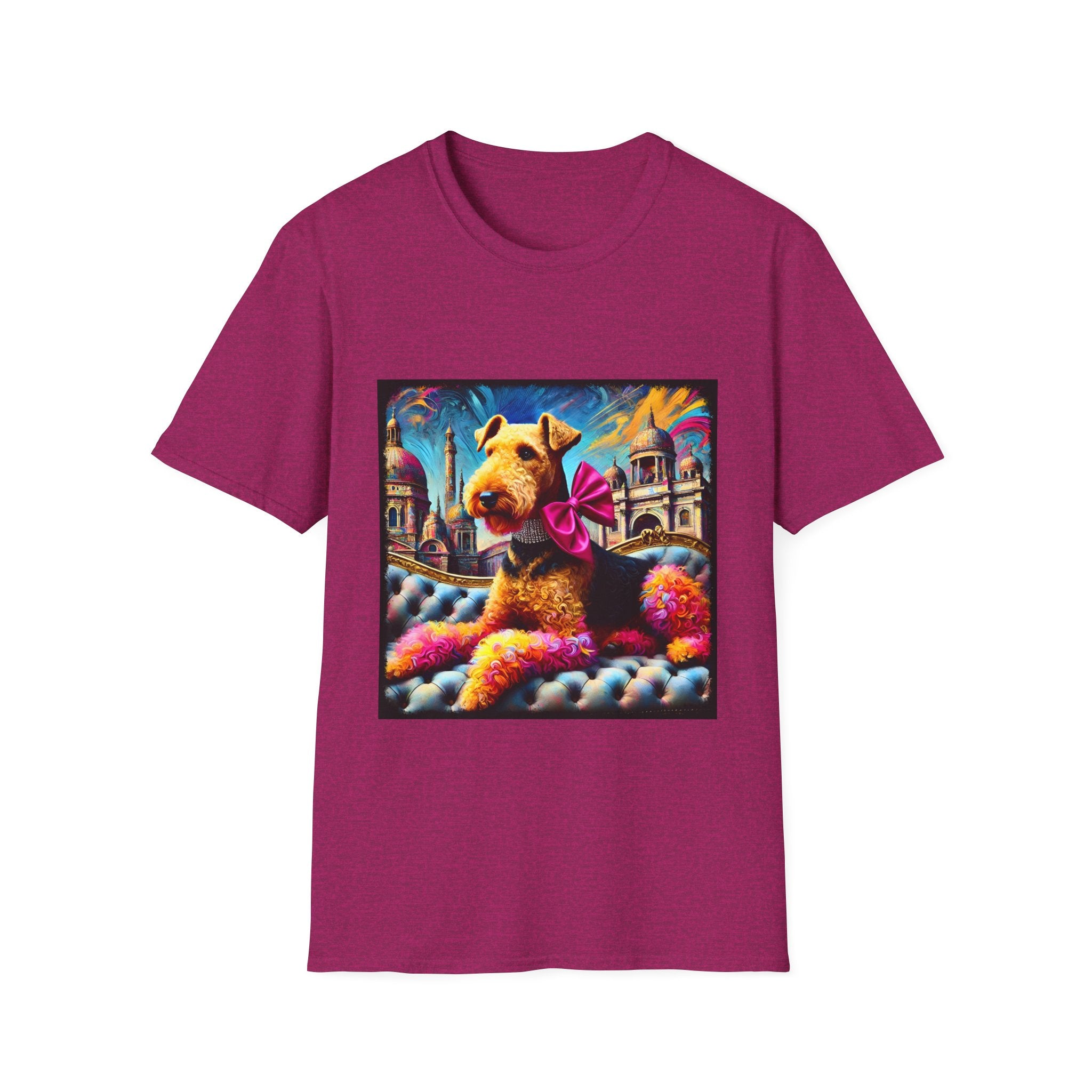Airedale Terrier Shirt | Pink Charm Classic Dog Lover Tee