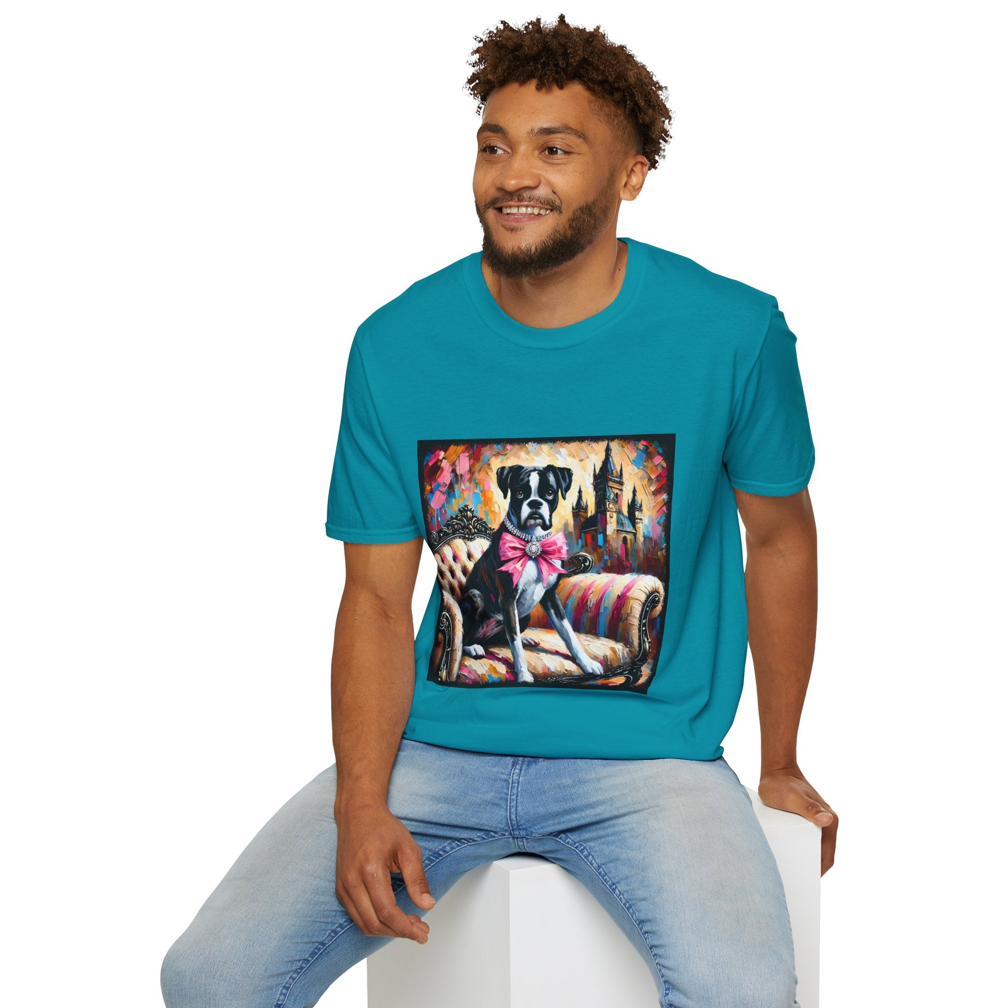 Boxer Pink Princess Classic | Unisex Dog T-Shirt