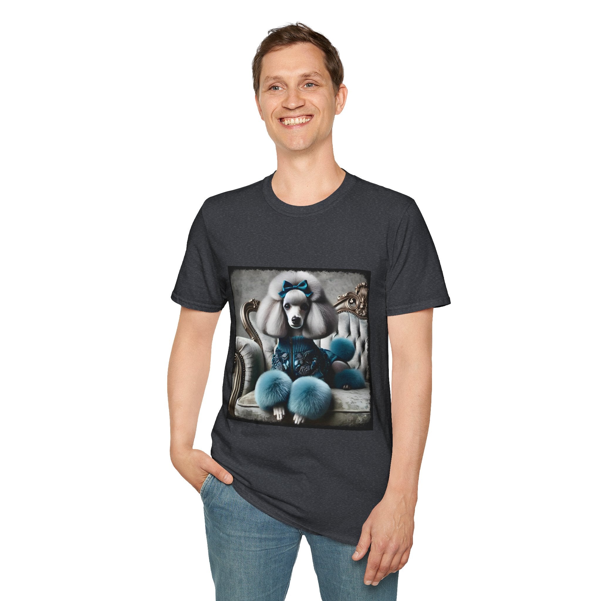 Poodle Bow Boss | Unisex Dog T-Shirt