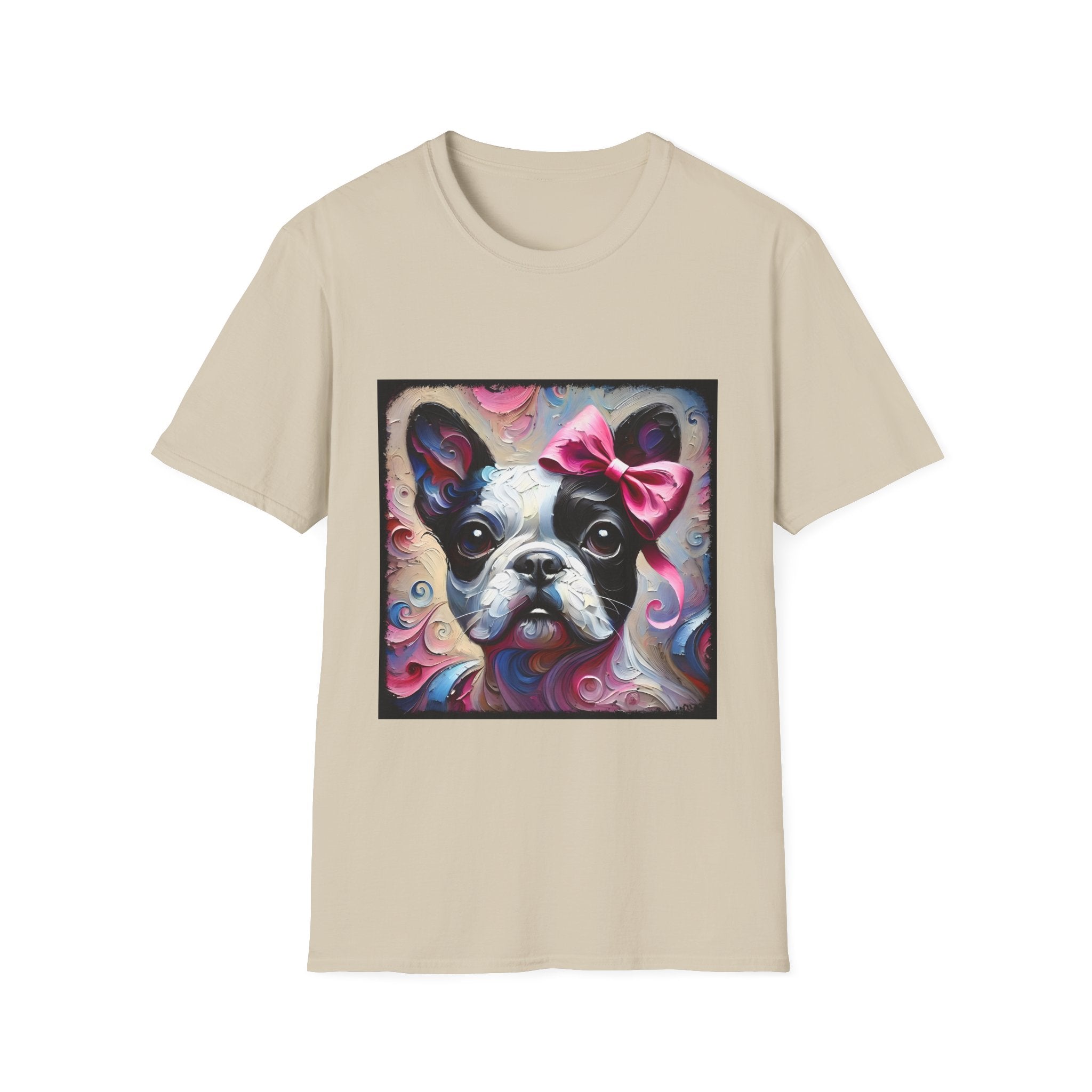 French Bulldog Shirt | Textured Swirl Dog Lover Tee