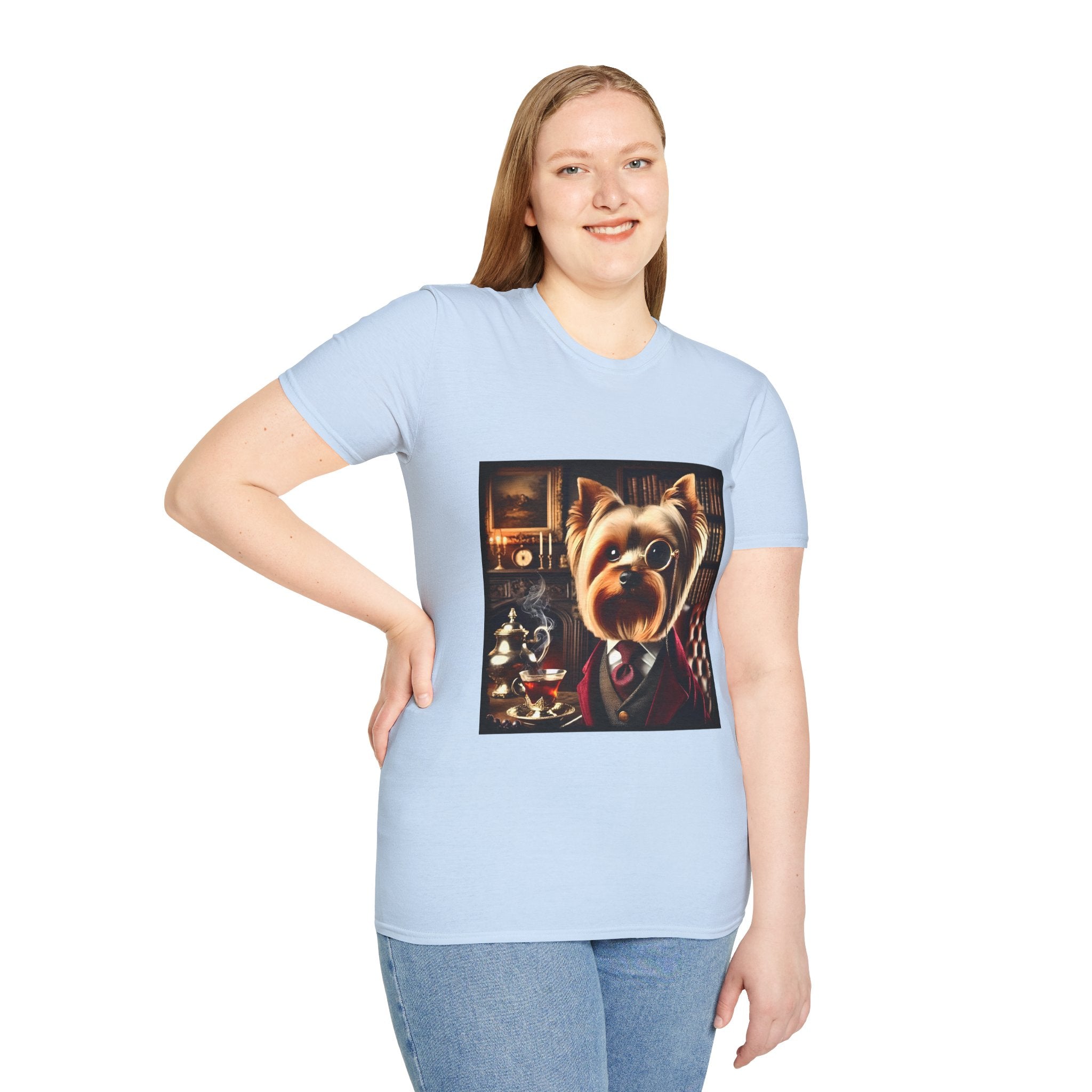 Yorkshire Terrier Mister Monocle | Unisex Dog T-Shirt