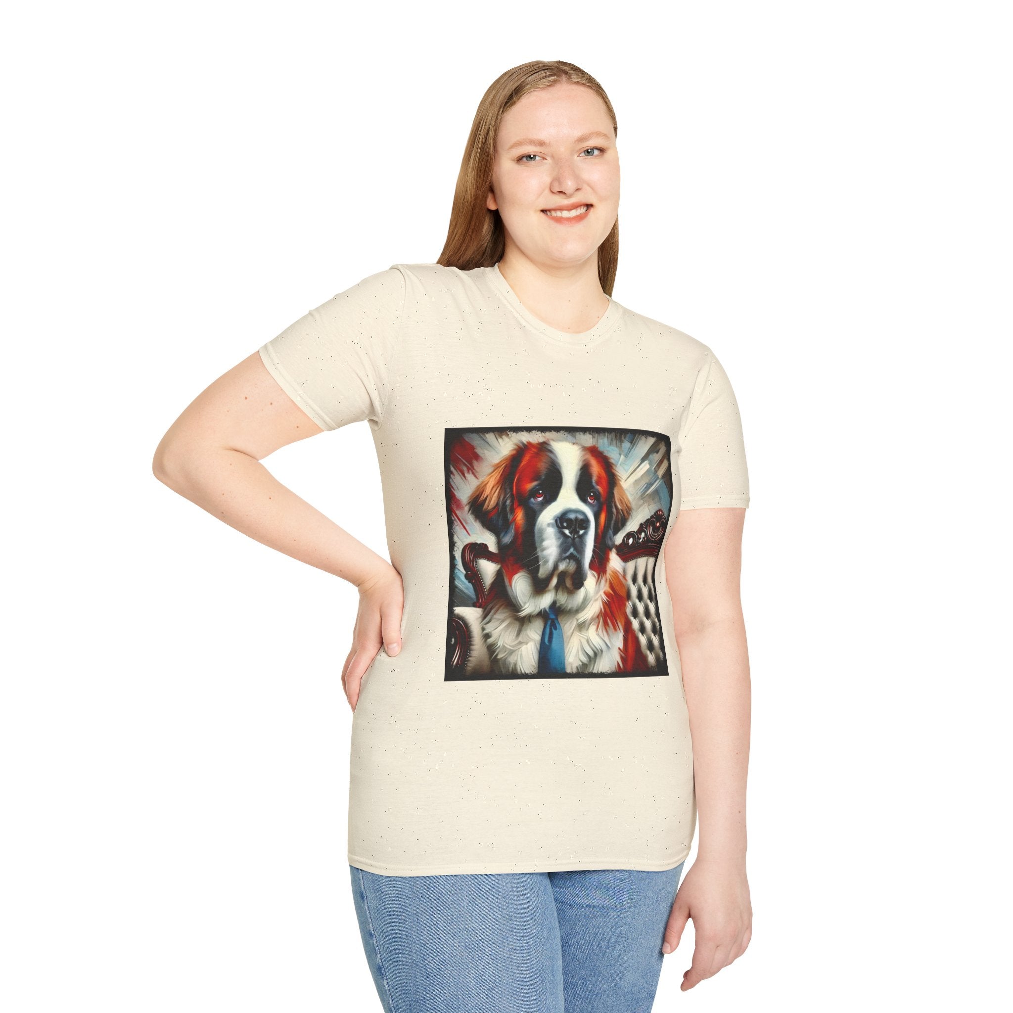 Saint Bernard Big Boss | Unisex Dog T-Shirt